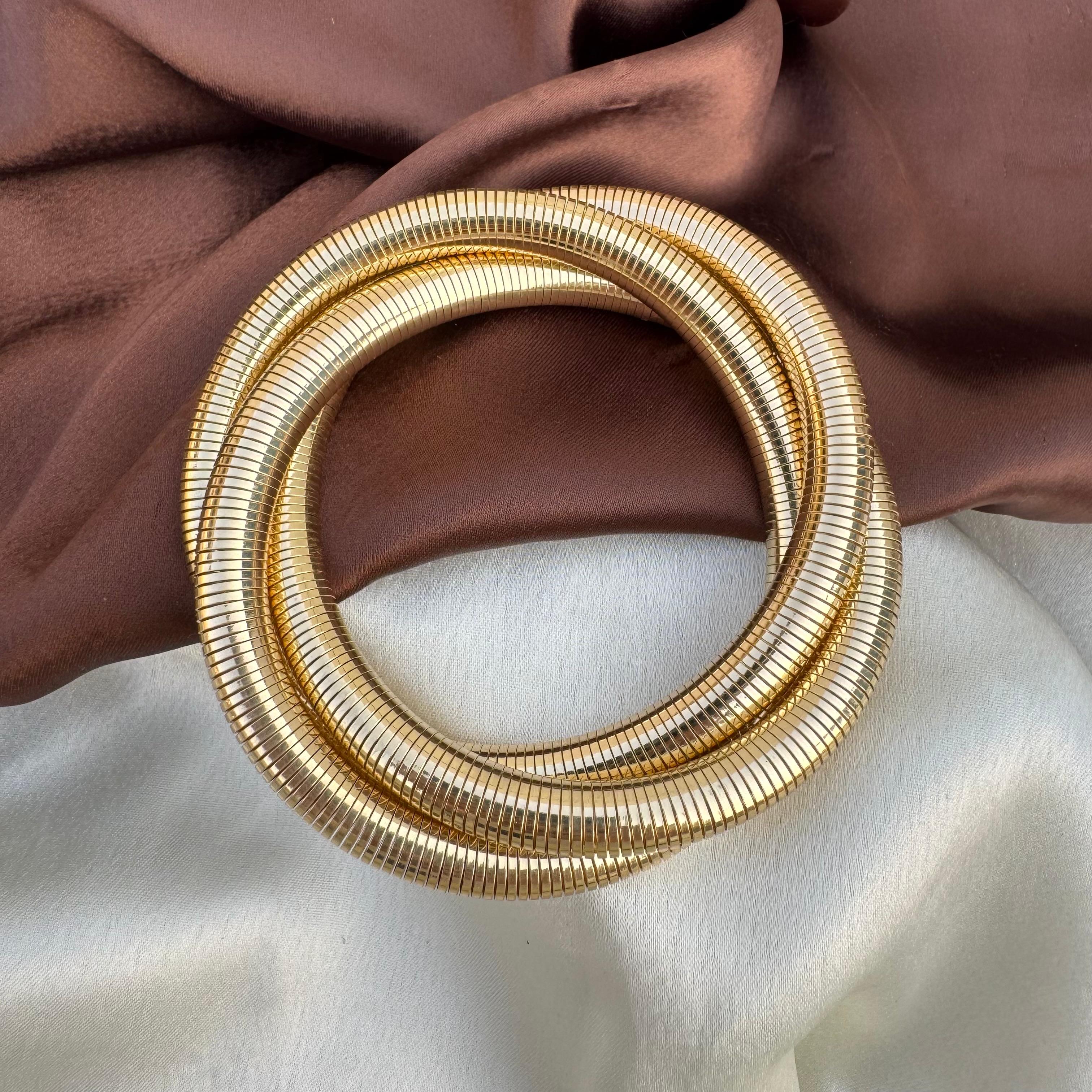 TFC Tickle Gold Plated Bracelet Bangle