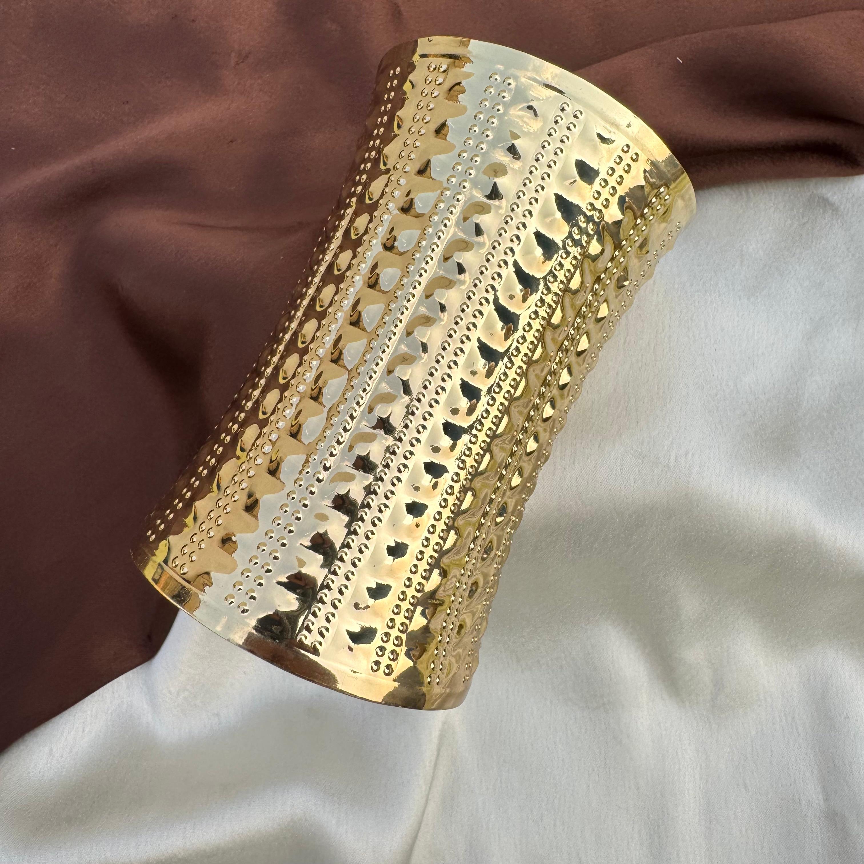 TFC Holo Flick Gold Cuff Bracelet