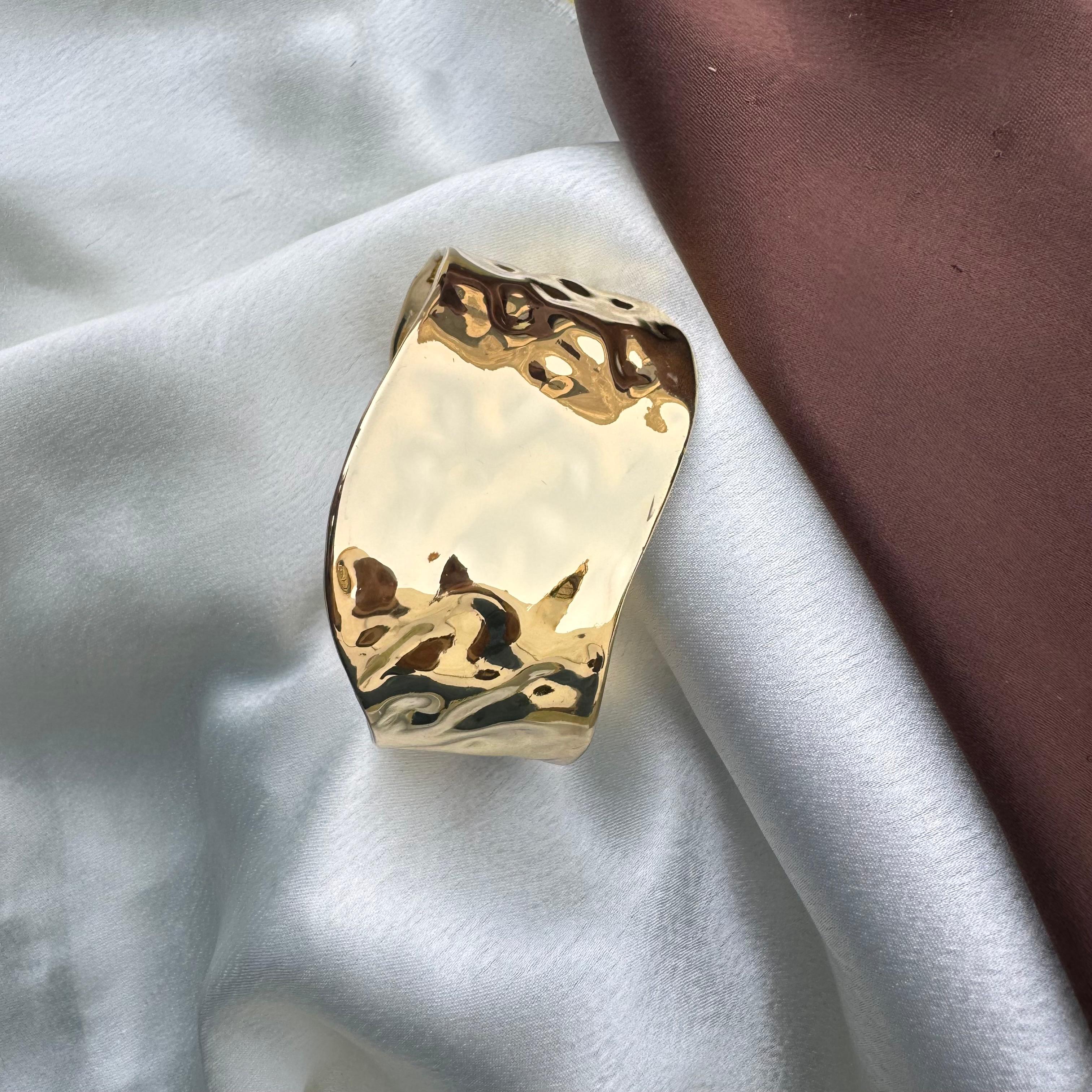 TFC Amara Gold Plated Cuff Bracelet