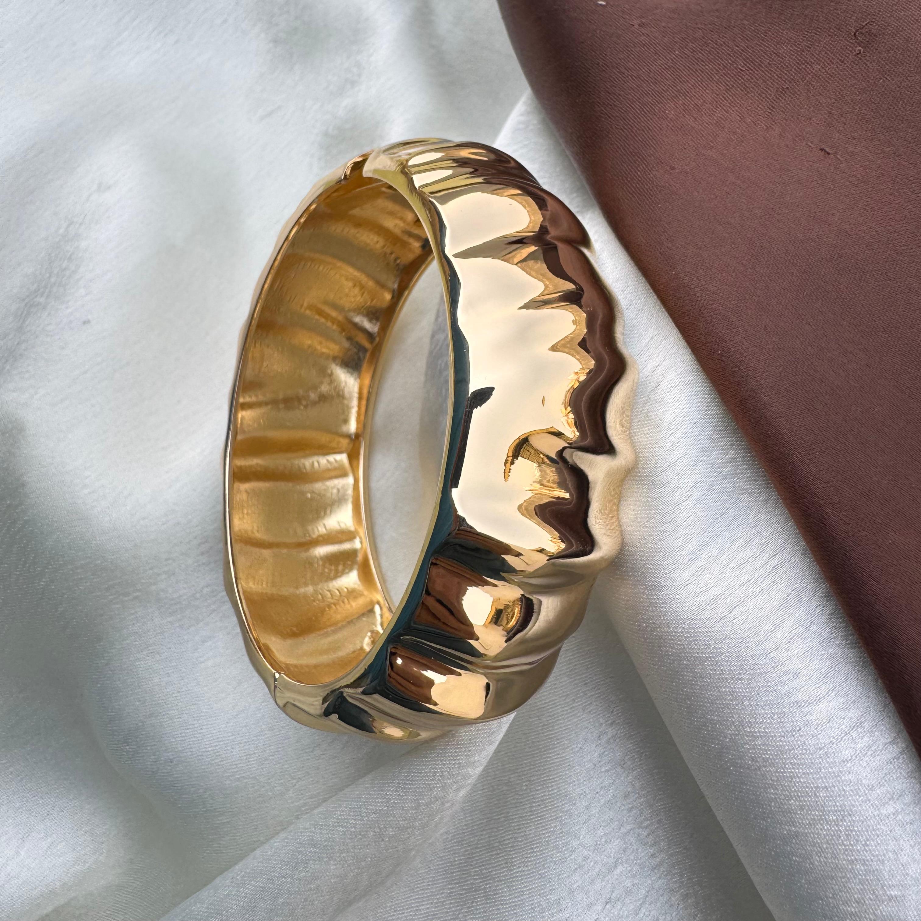 TFC Elara Gold Plated Bracelet Bangle