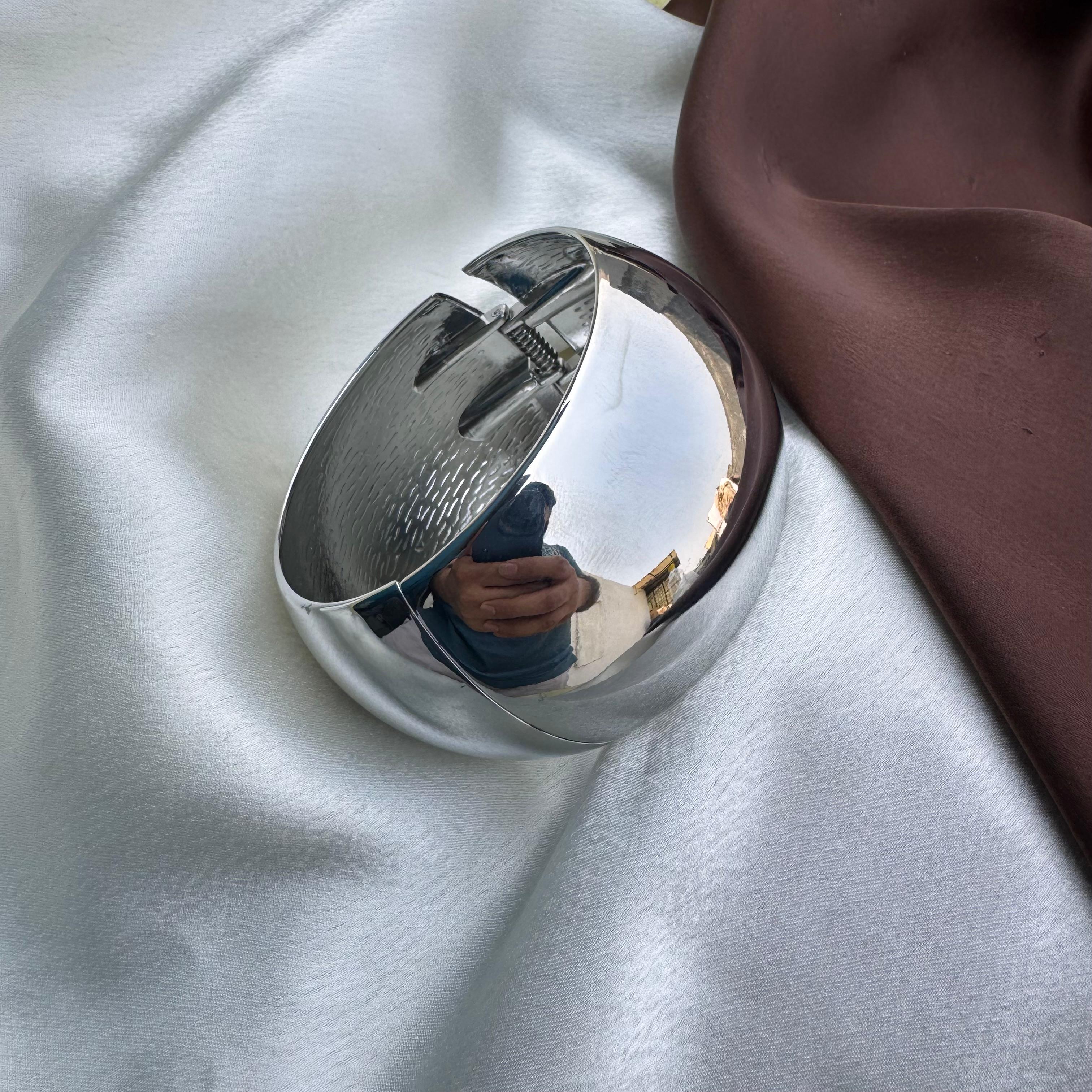 TFC Size 2.8 Classic Silver Plated Bracelet Bangle