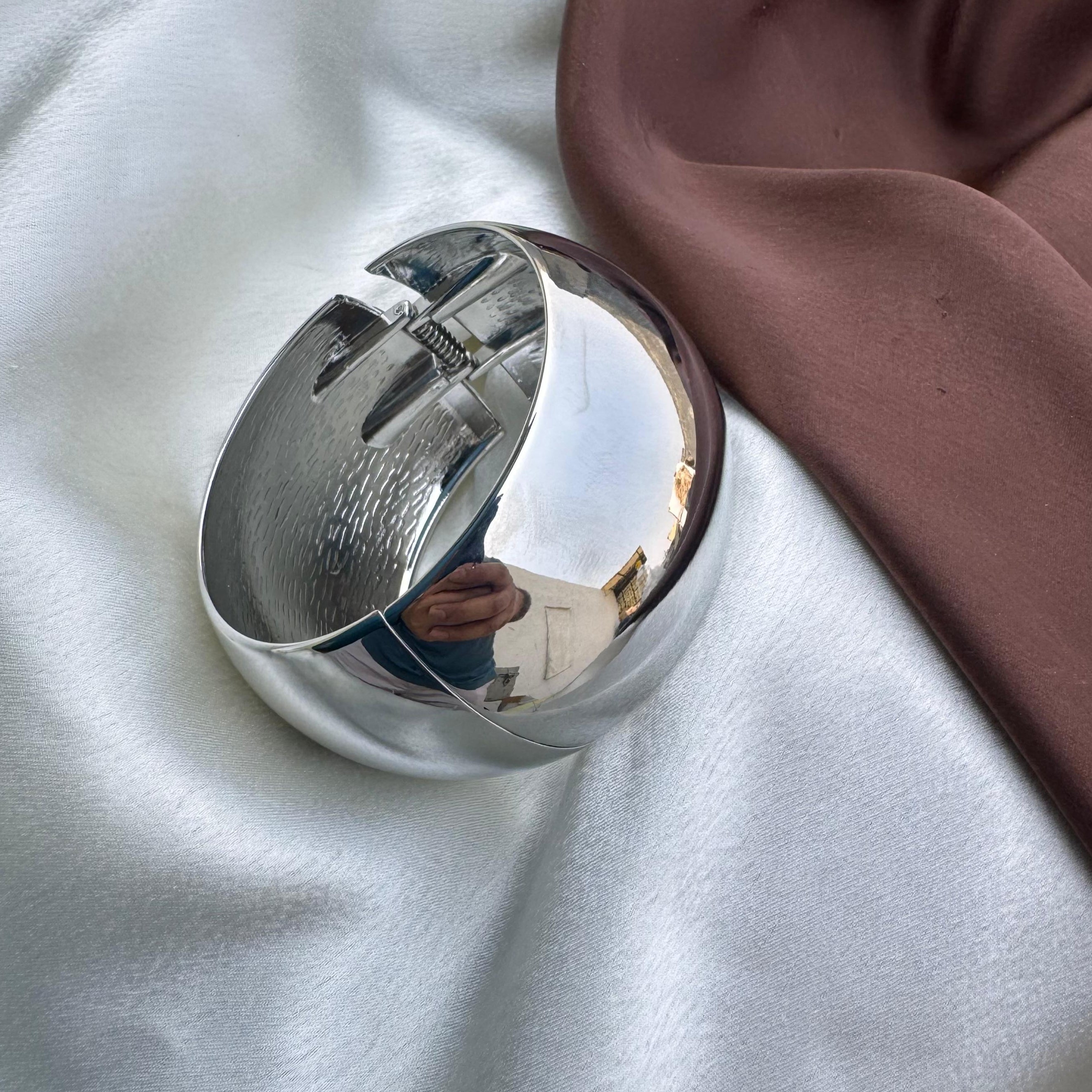 TFC Size 2.8 Classic Silver Plated Bracelet Bangle