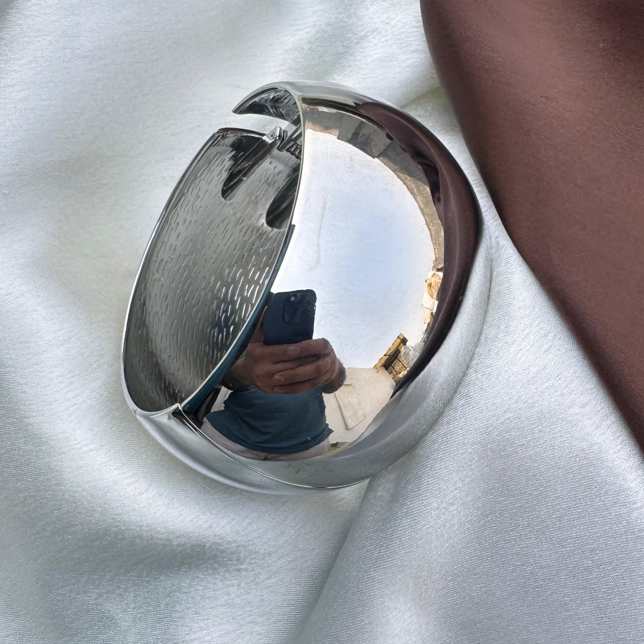 TFC Size 2.8 Classic Silver Plated Bracelet Bangle