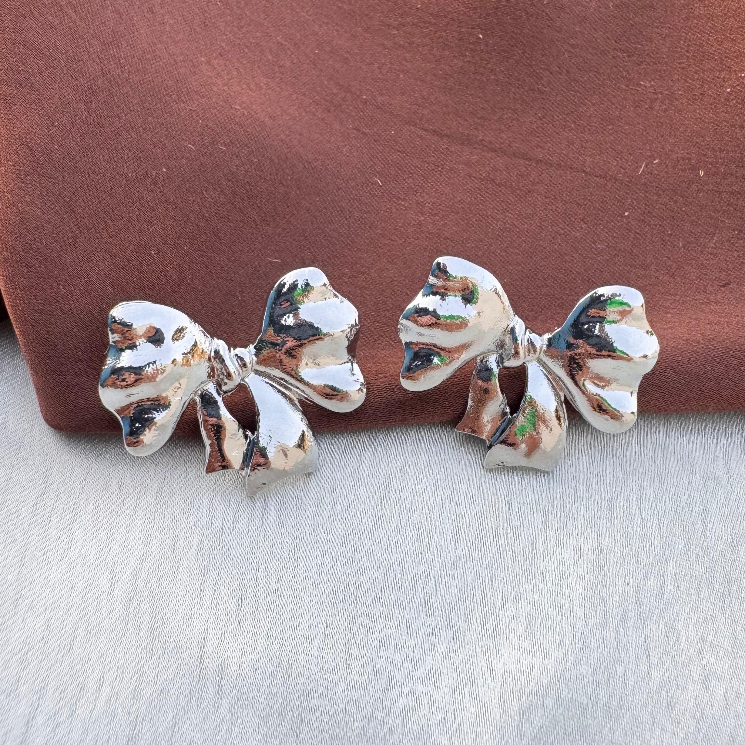 TFC Pristine Silver Plated Stud Earrings