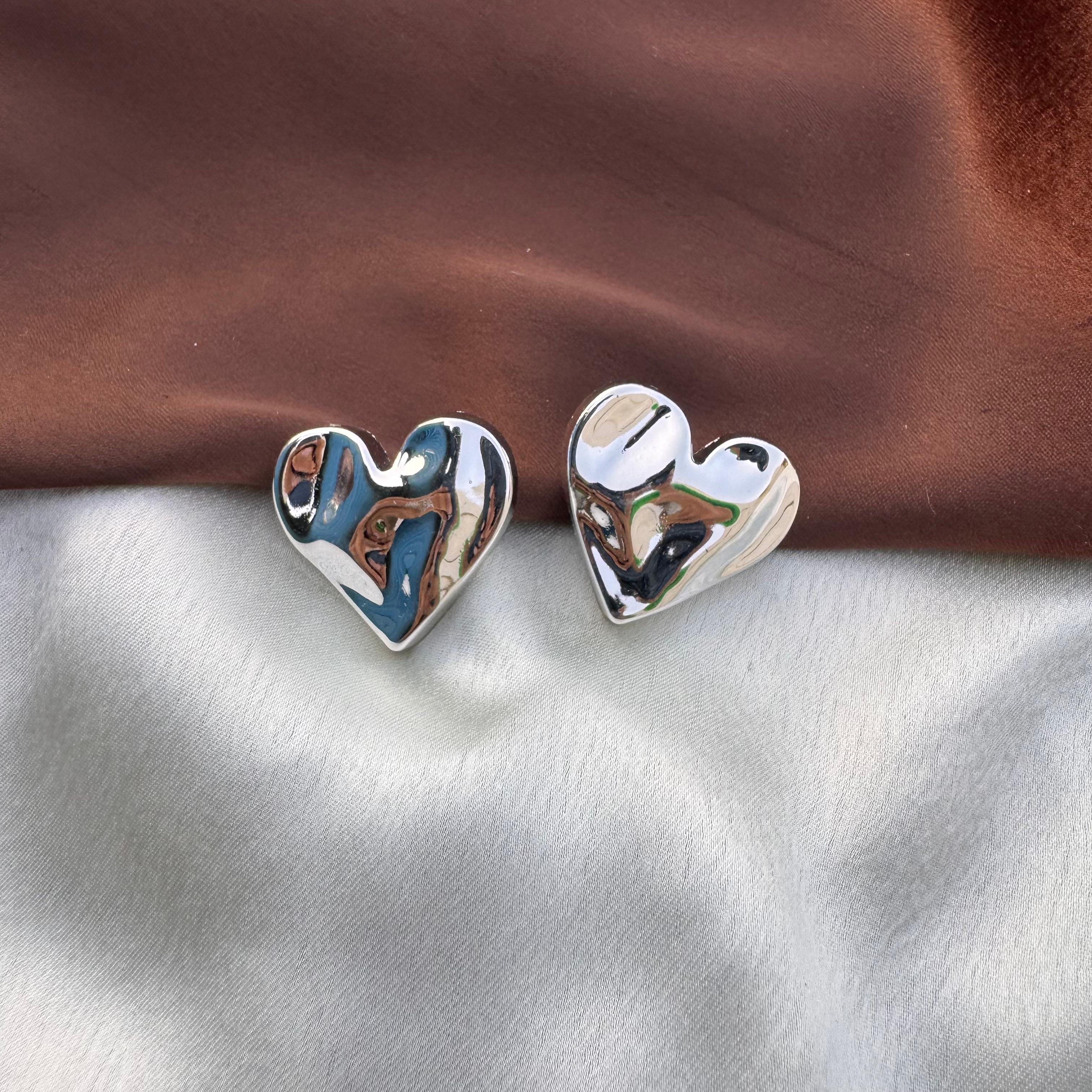 TFC Love Trails Silver Plated Stud Earrings