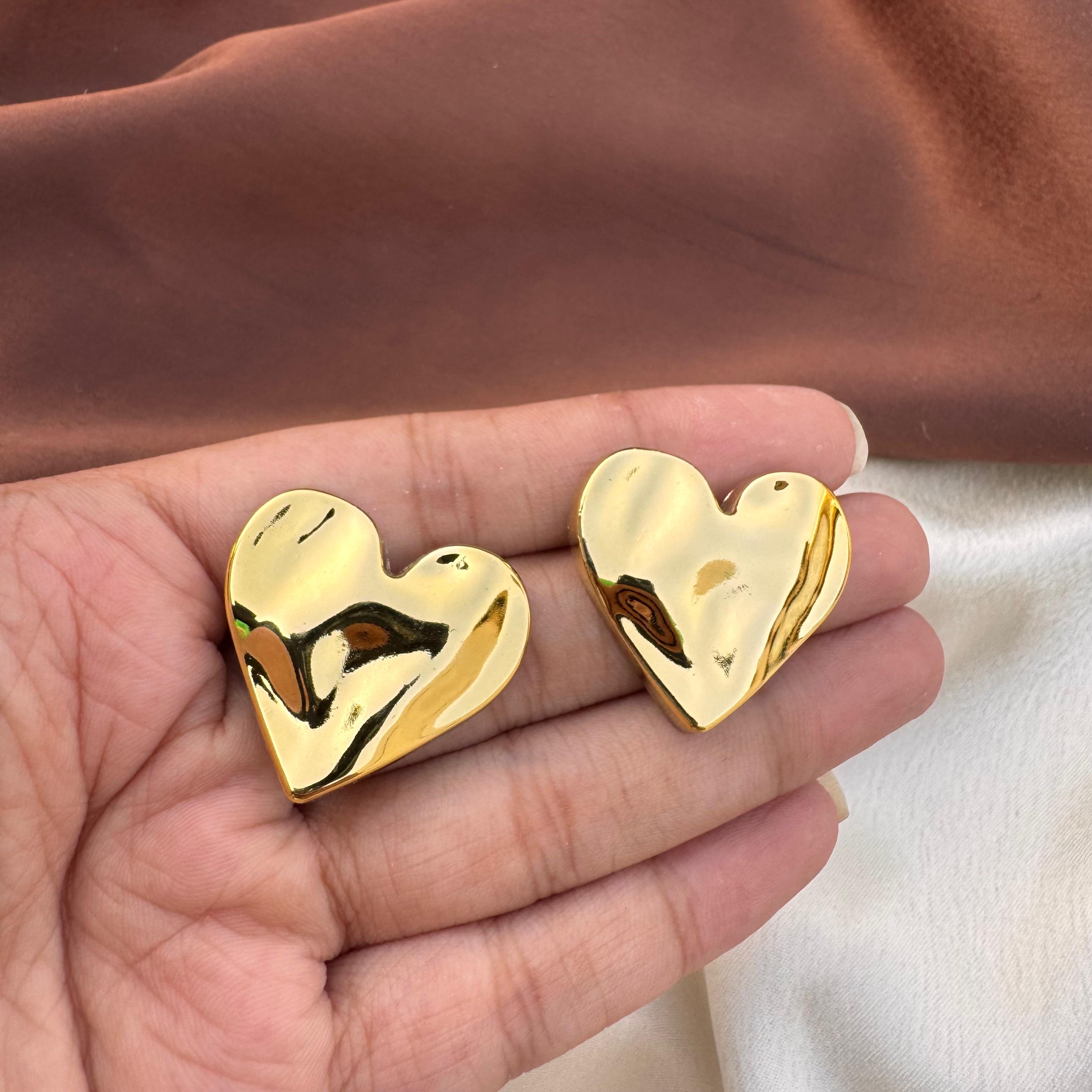 TFC Love Trails Gold Plated Stud Earrings