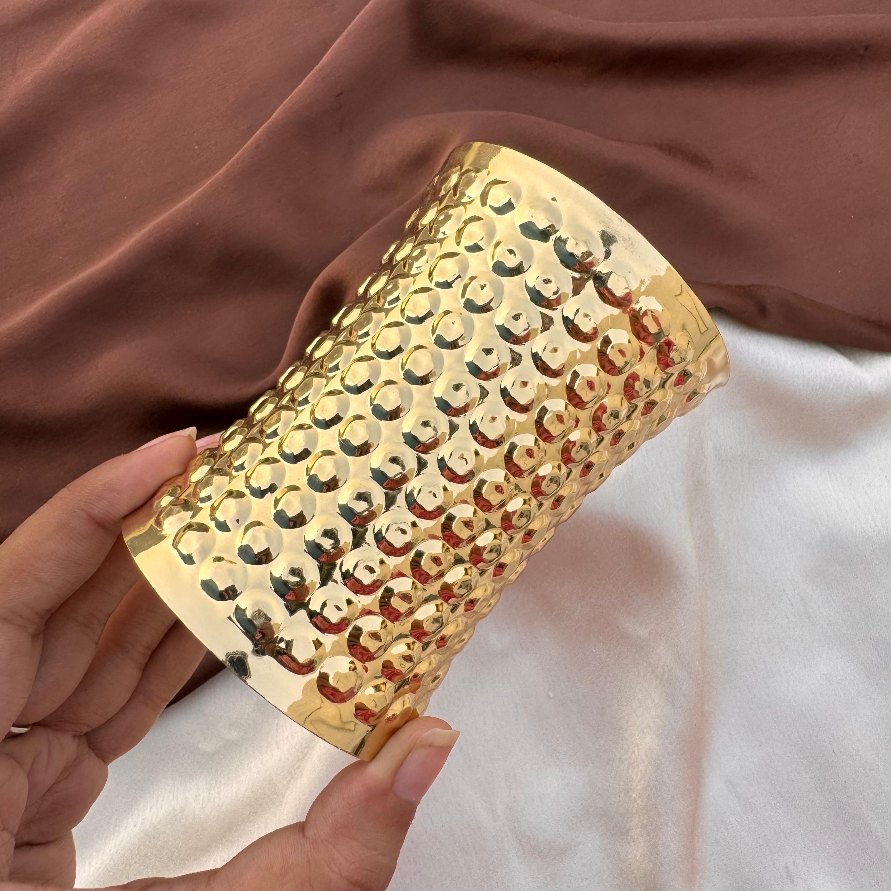 TFC Boldoro Gold Plated Cuff Bracelet