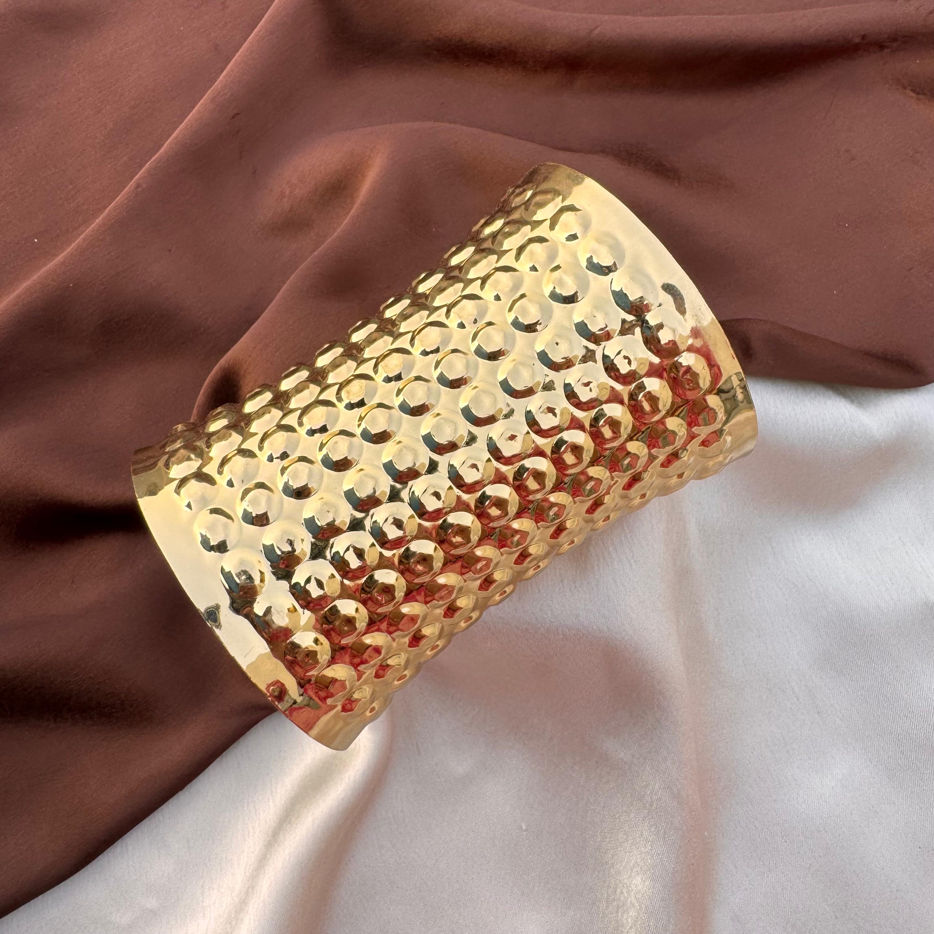 TFC Boldoro Gold Plated Cuff Bracelet