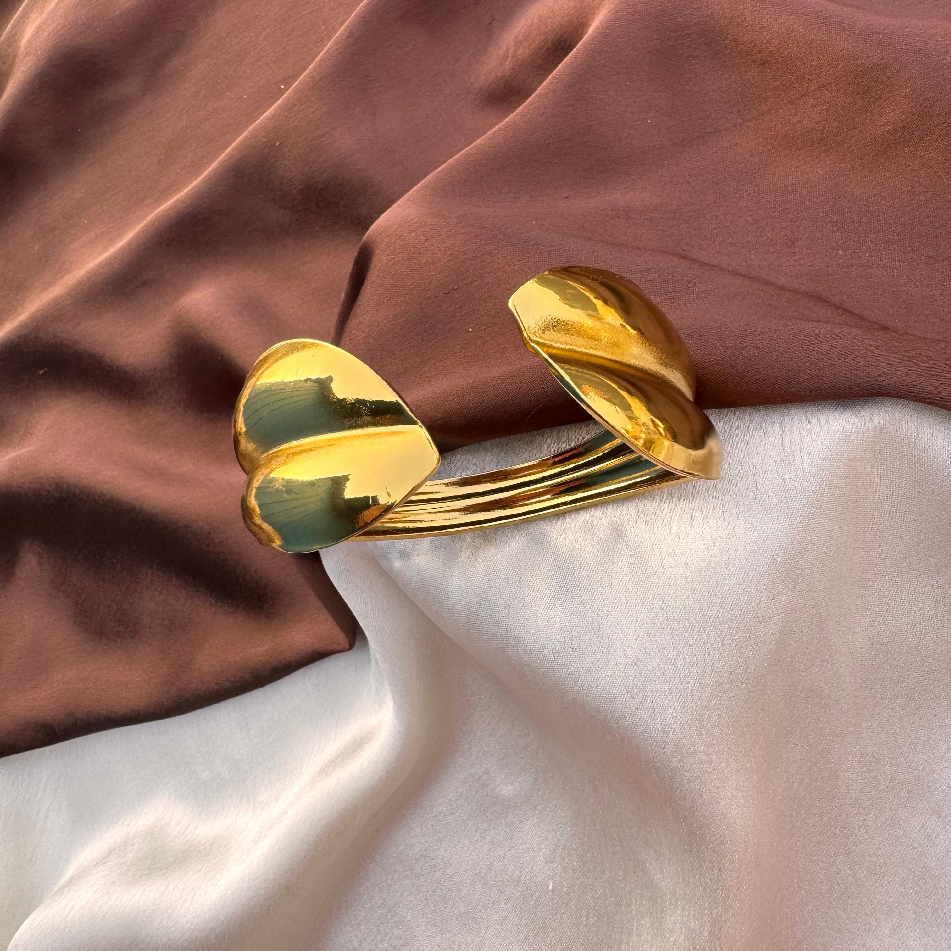 TFC Tiara Gold Plated Cuff Bracelet