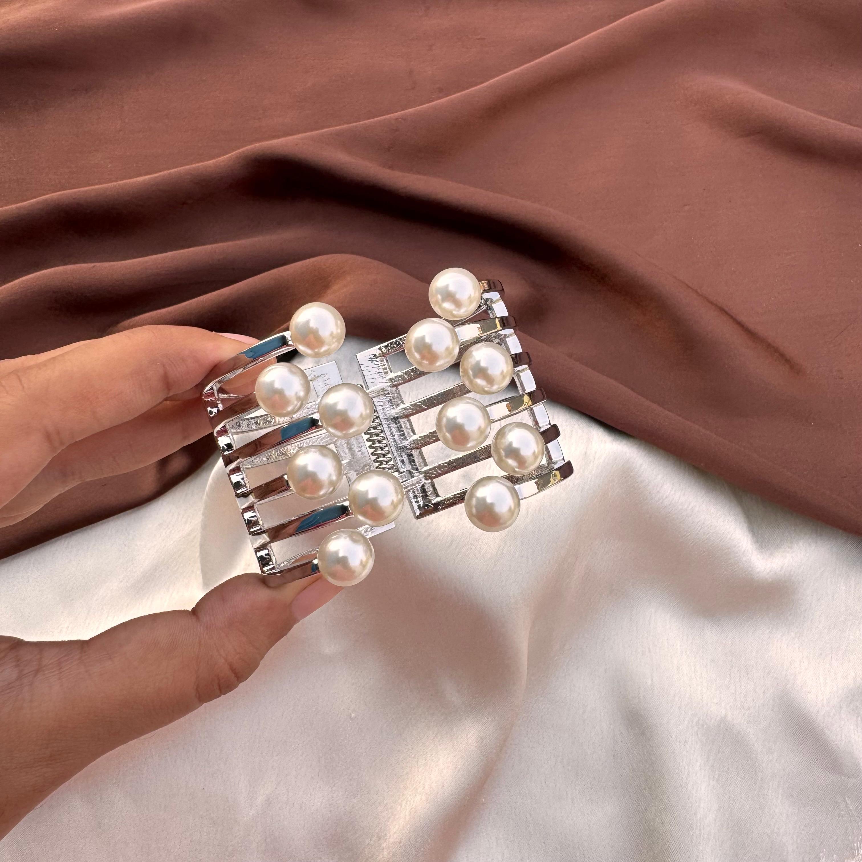 TFC Aurelina Silver Plated Cuff Bracelet