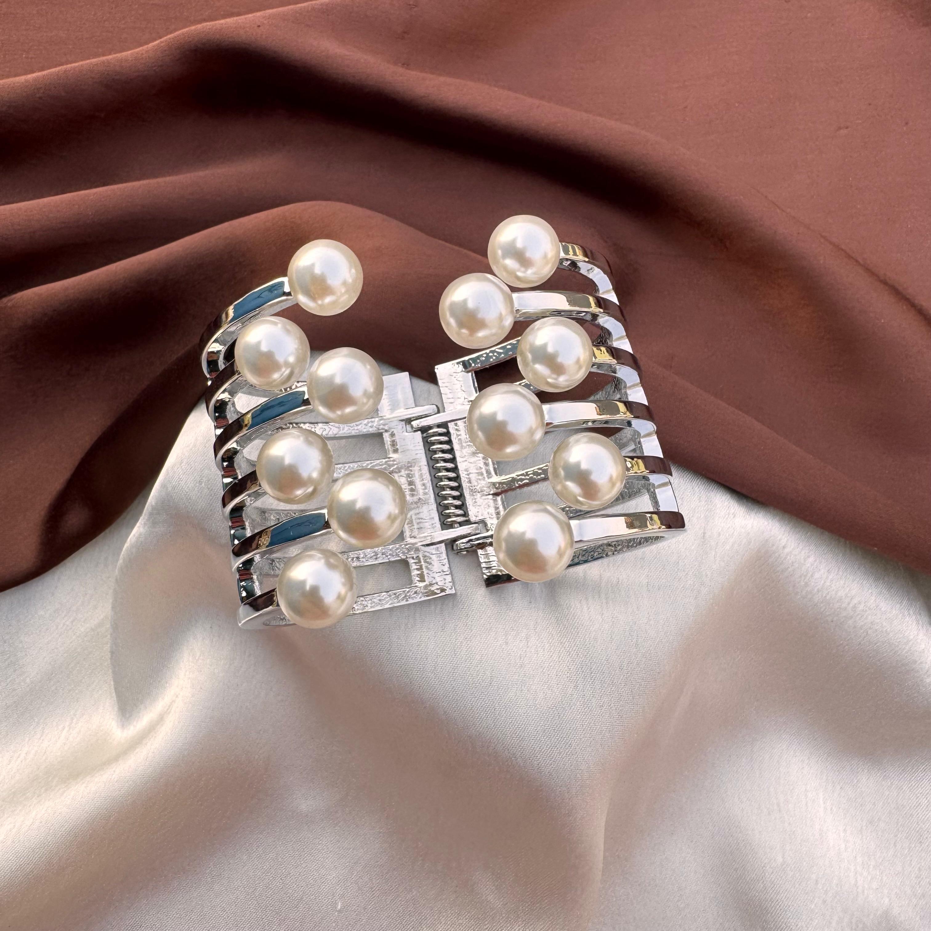 TFC Aurelina Silver Plated Cuff Bracelet