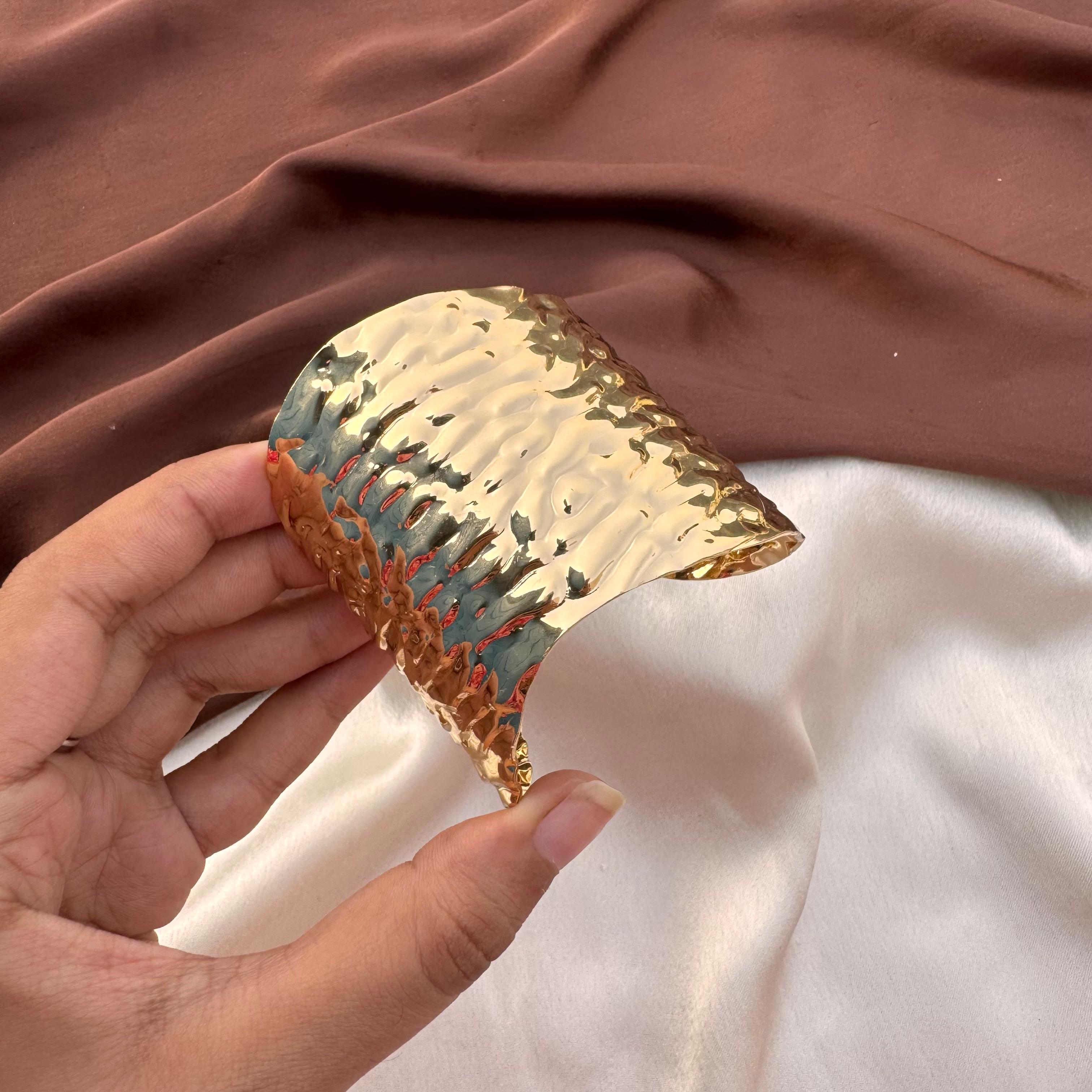 TFC Stardust Gold Plated Cuff Bracelet