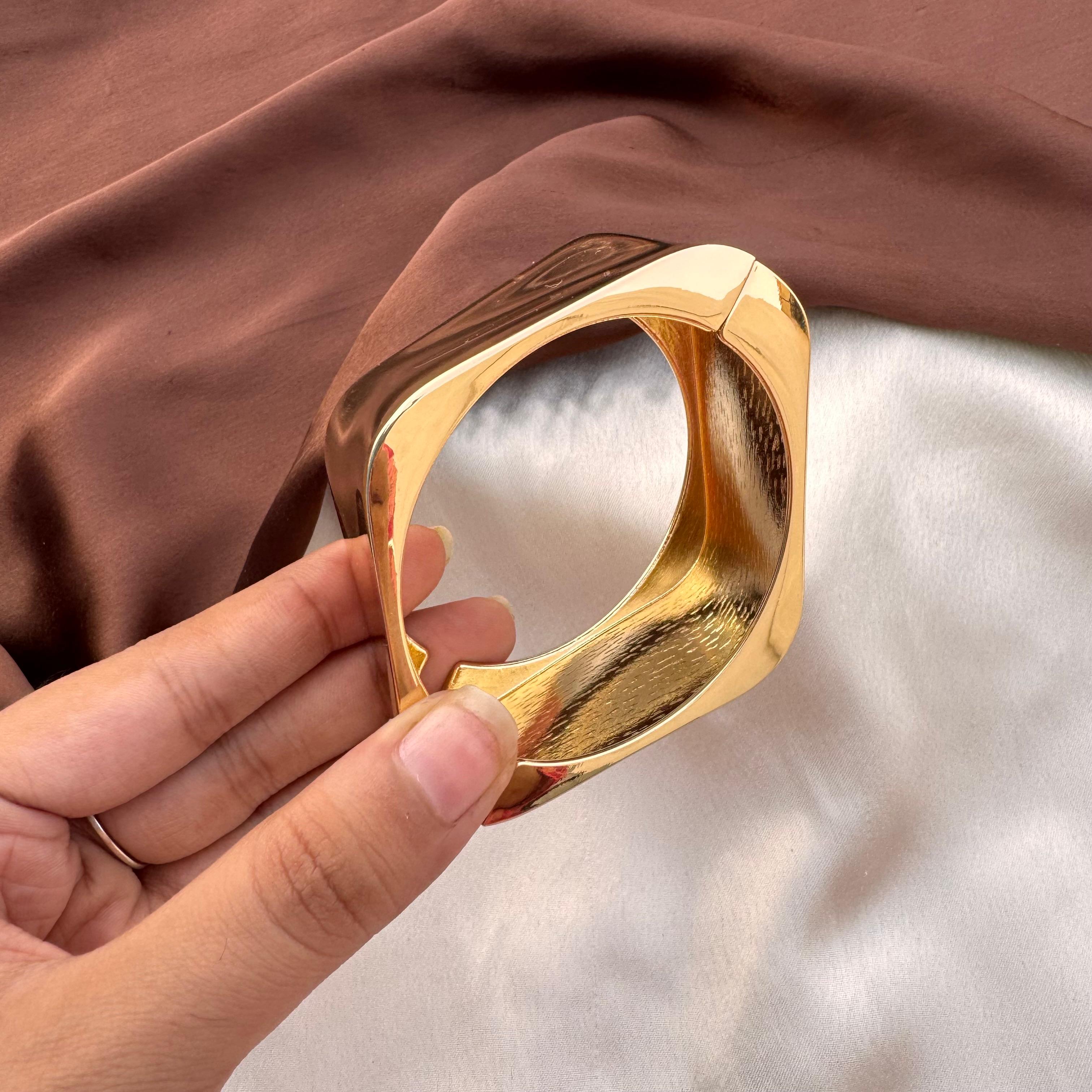 TFC Size 2.6 Mirabel Gold Plated Bracelet Bangle