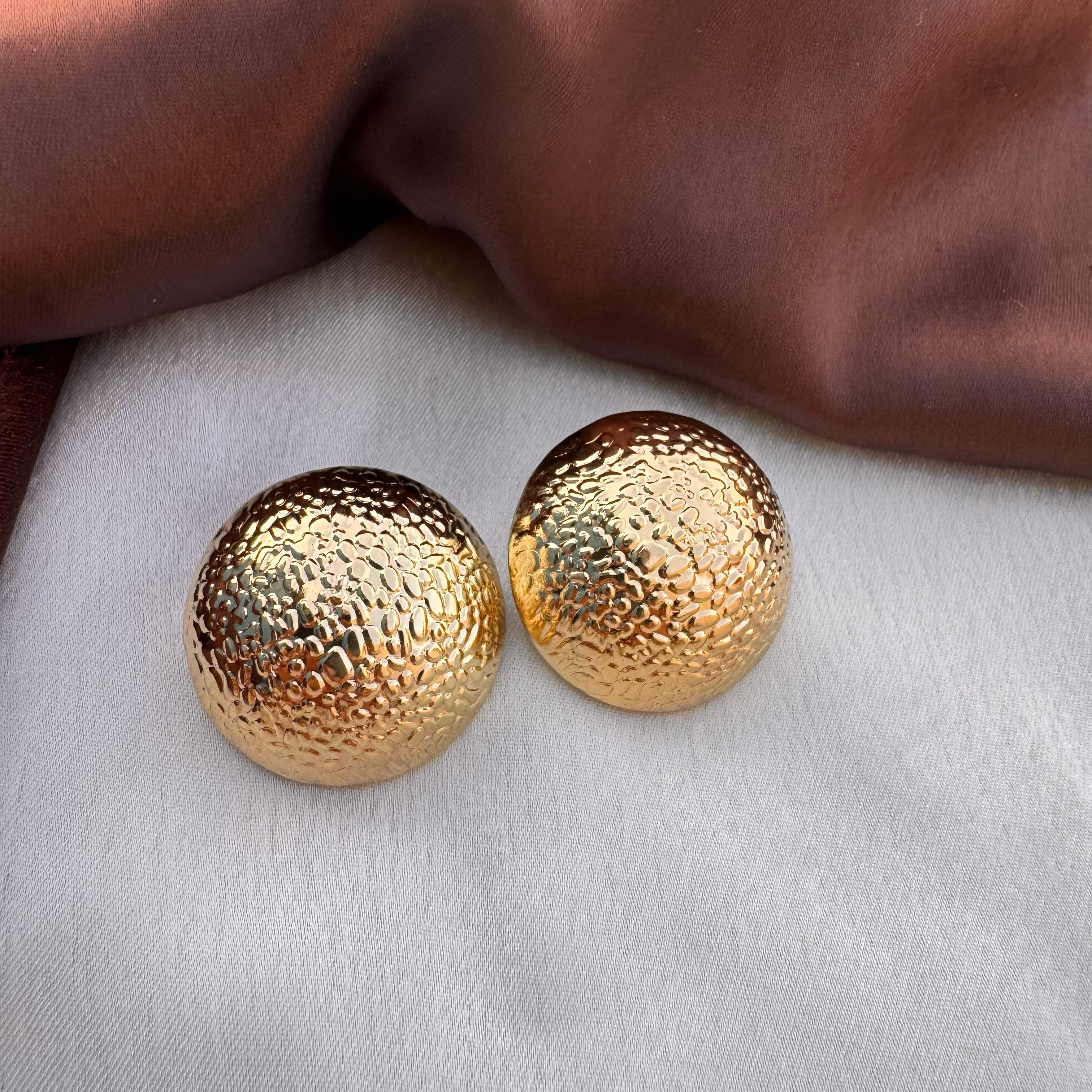 TFC Elanza Gold Plated Stud Earrings