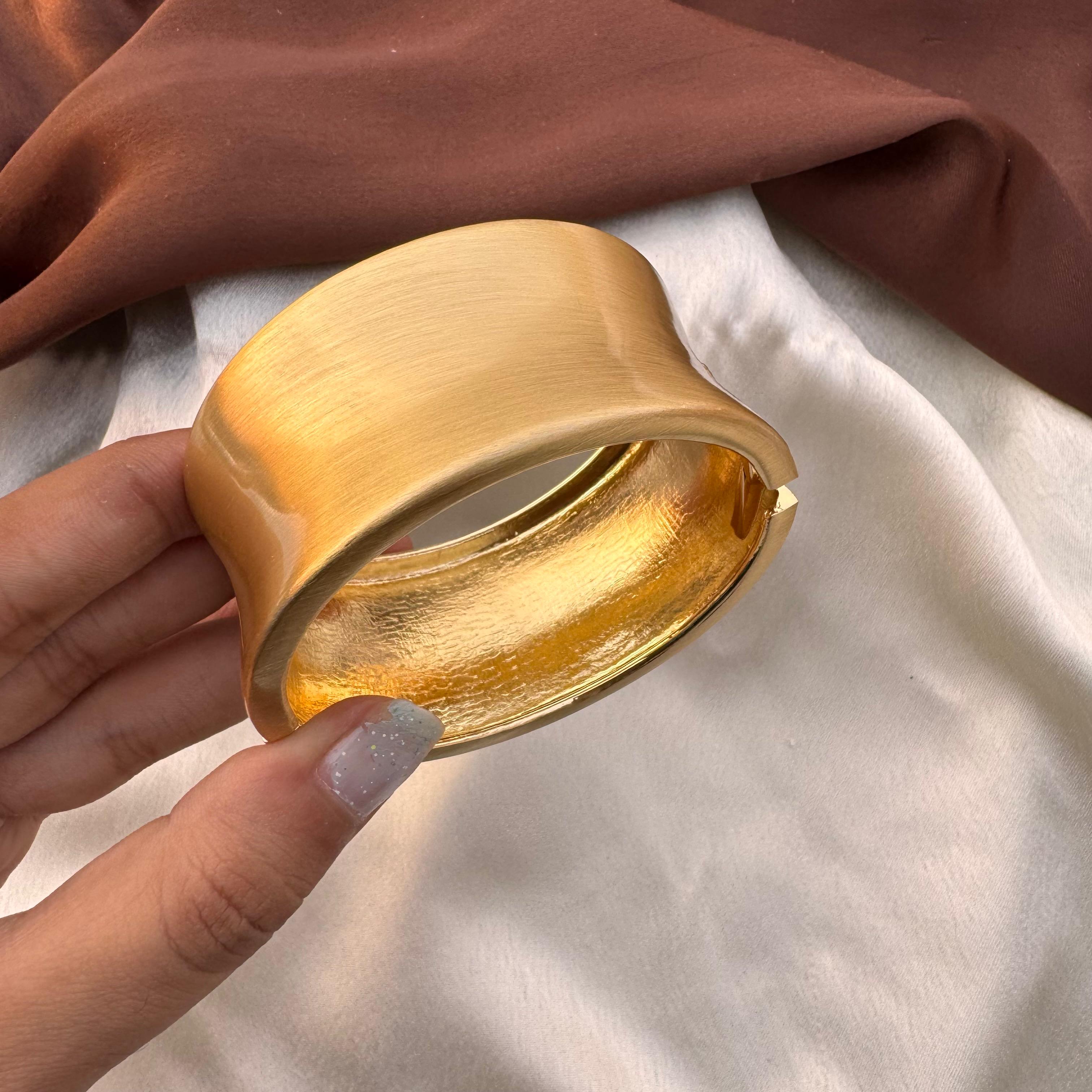 TFC Finest Gold Plated Bracelet Bangle (Size 6.0)