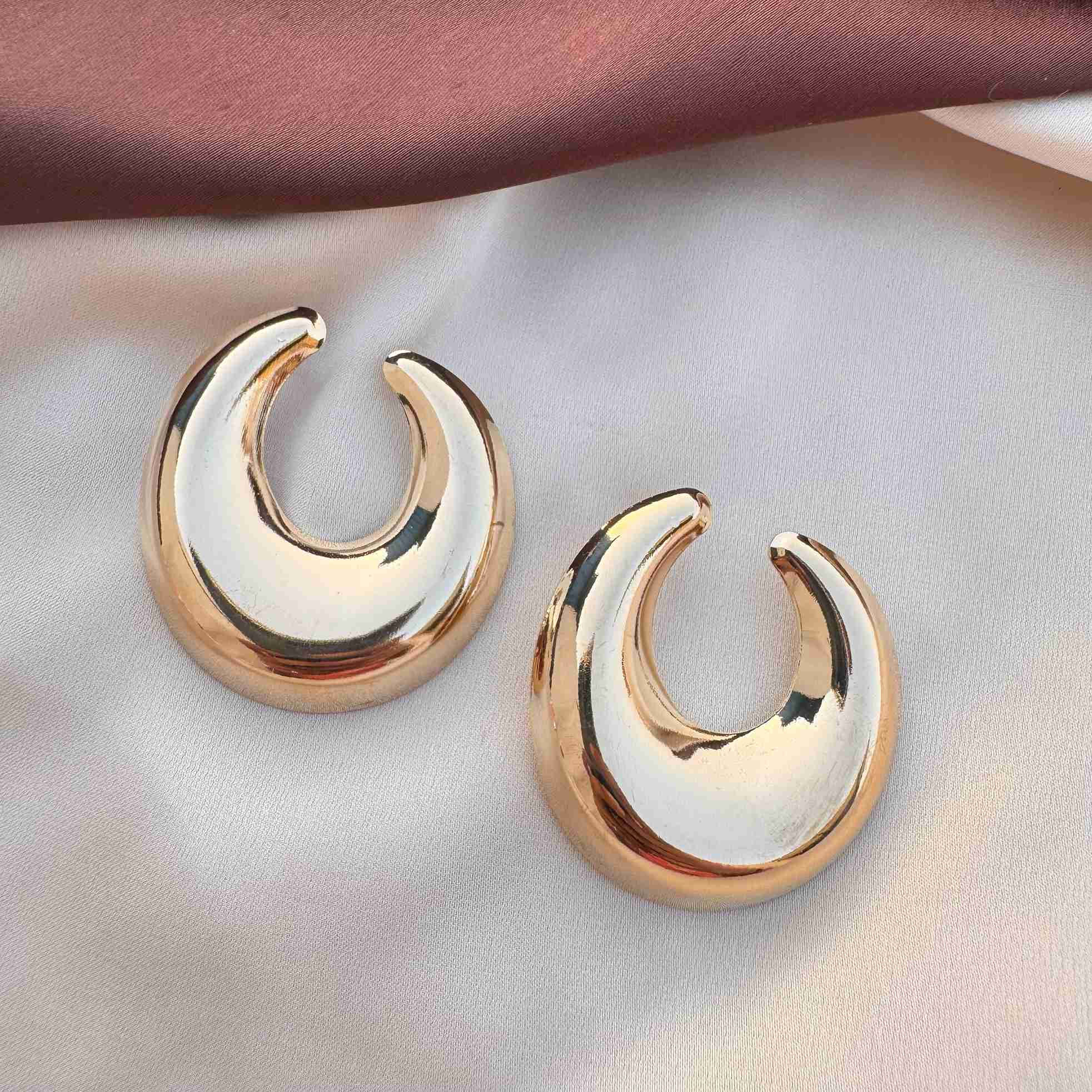 TFC Dazlyn Gold Plated Stud Earrings