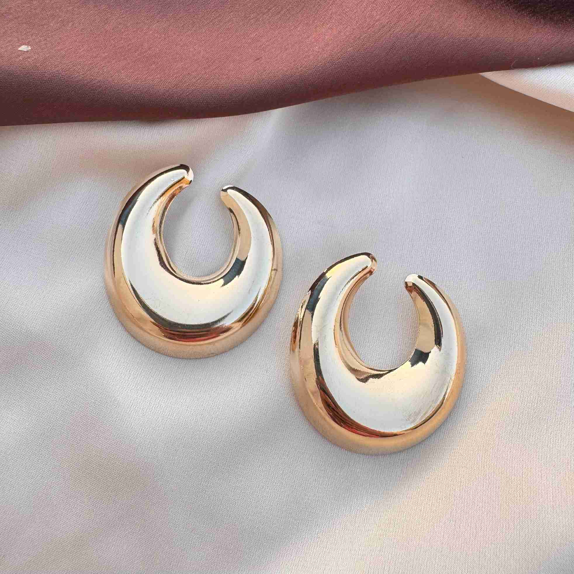 TFC Dazlyn Gold Plated Stud Earrings
