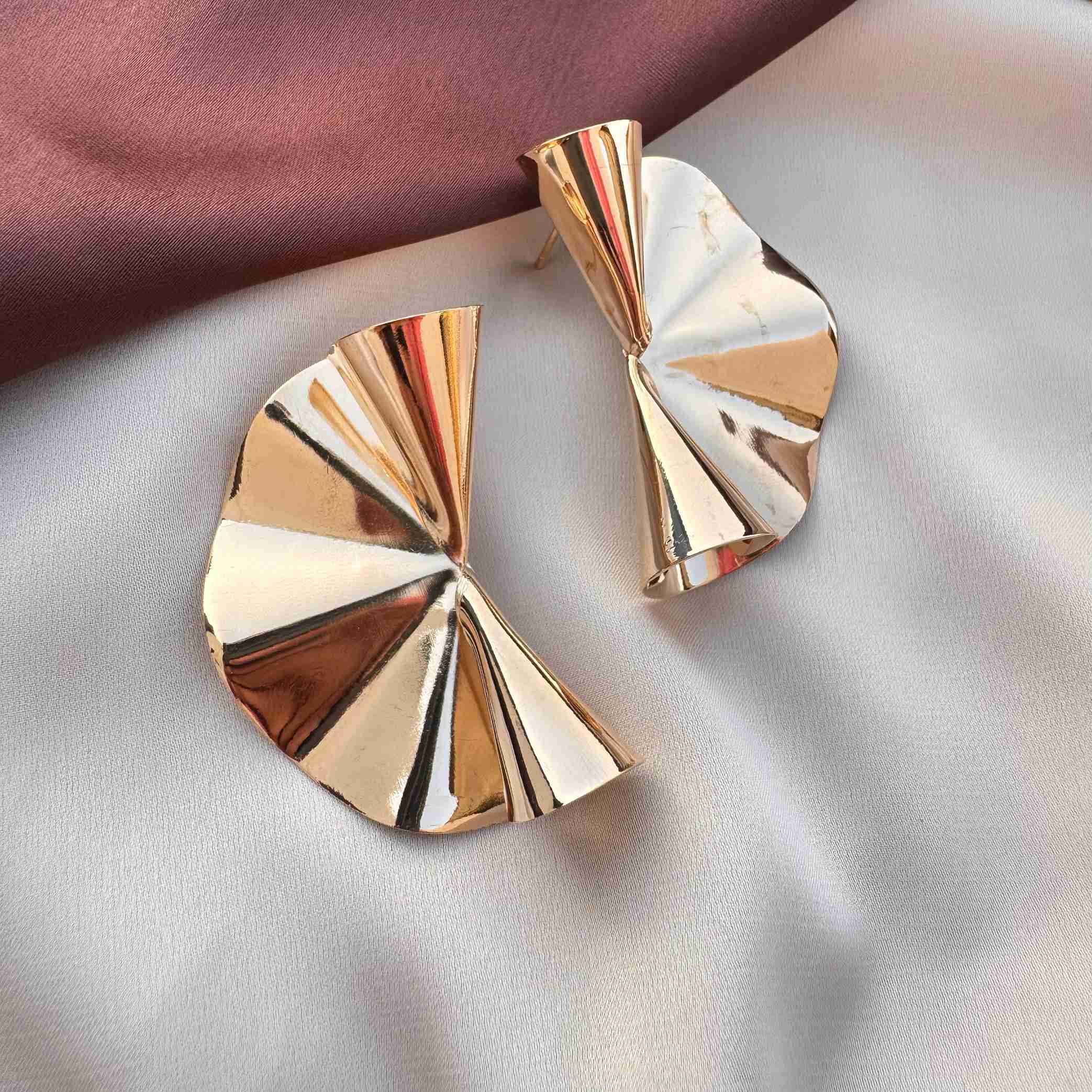 TFC Zingzy Gold Plated Stud Earrings