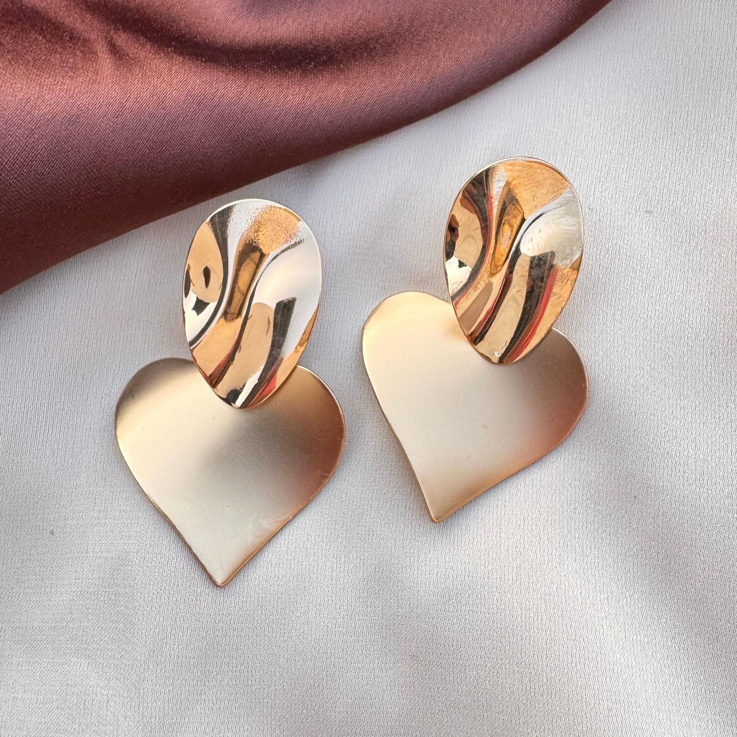 TFC Velvet Mirage Gold Plated Dangler Earring