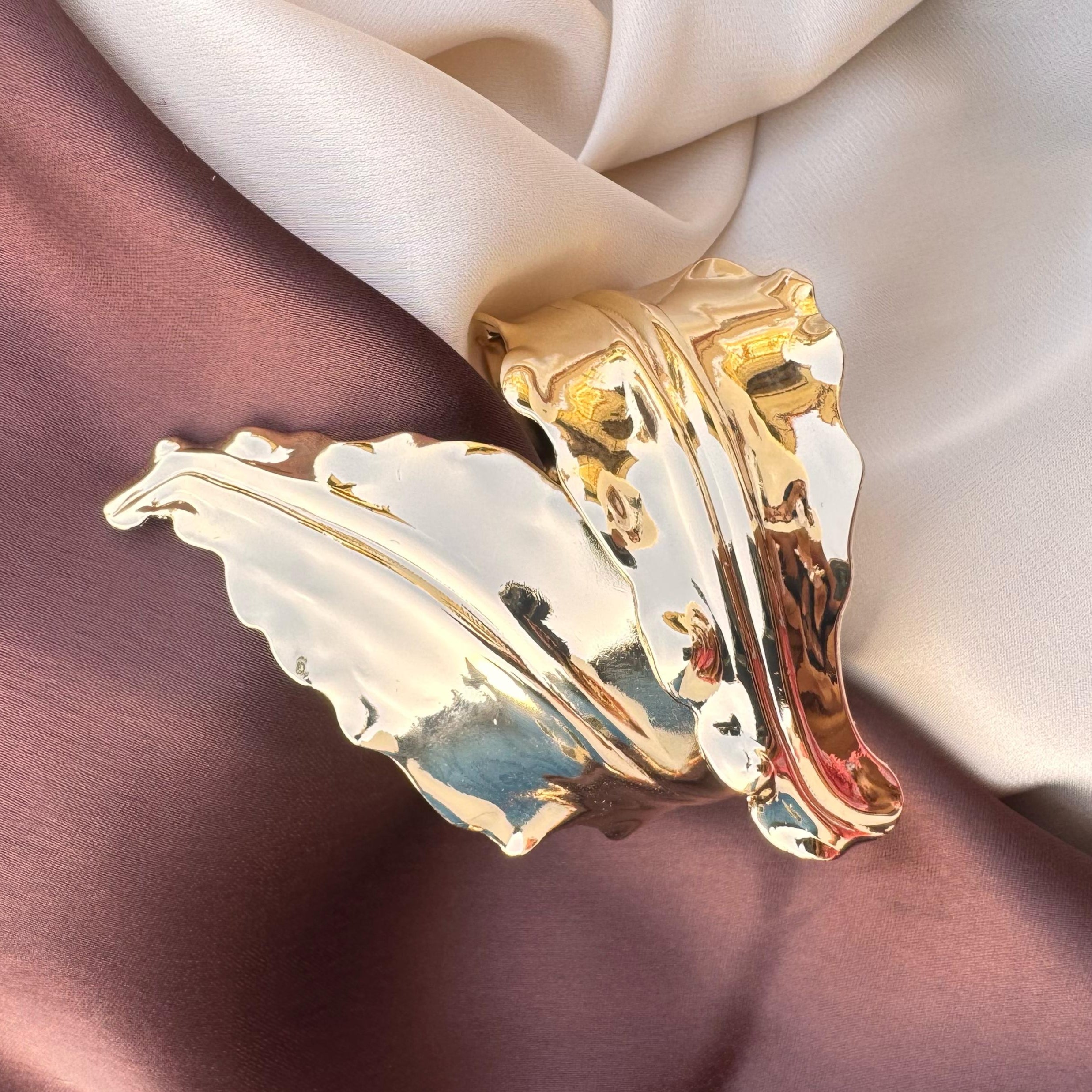 TFC Seraph Leaf Gold Plated Adjustable Bracelet