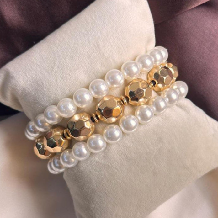 TFC Aureva Gold Plated Bracelet (set of 2 )