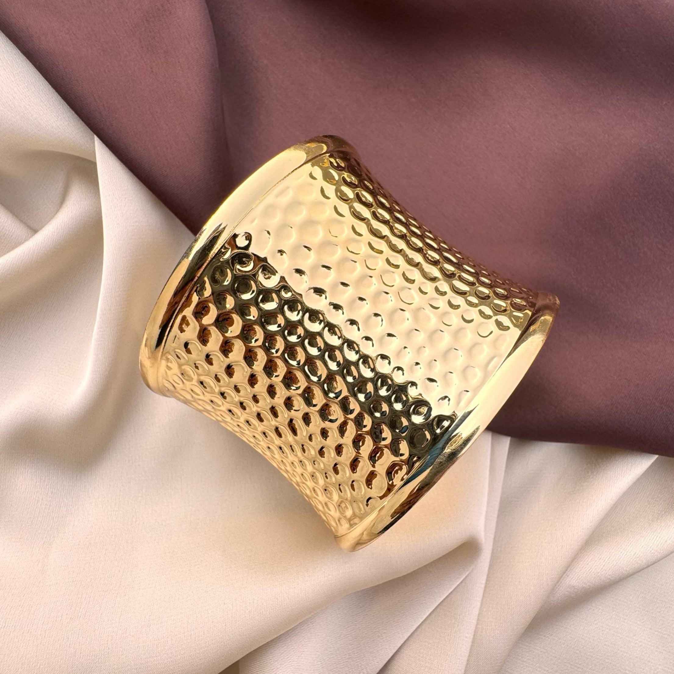 TFC Adjustable Dotted Design Cuff Bracelet