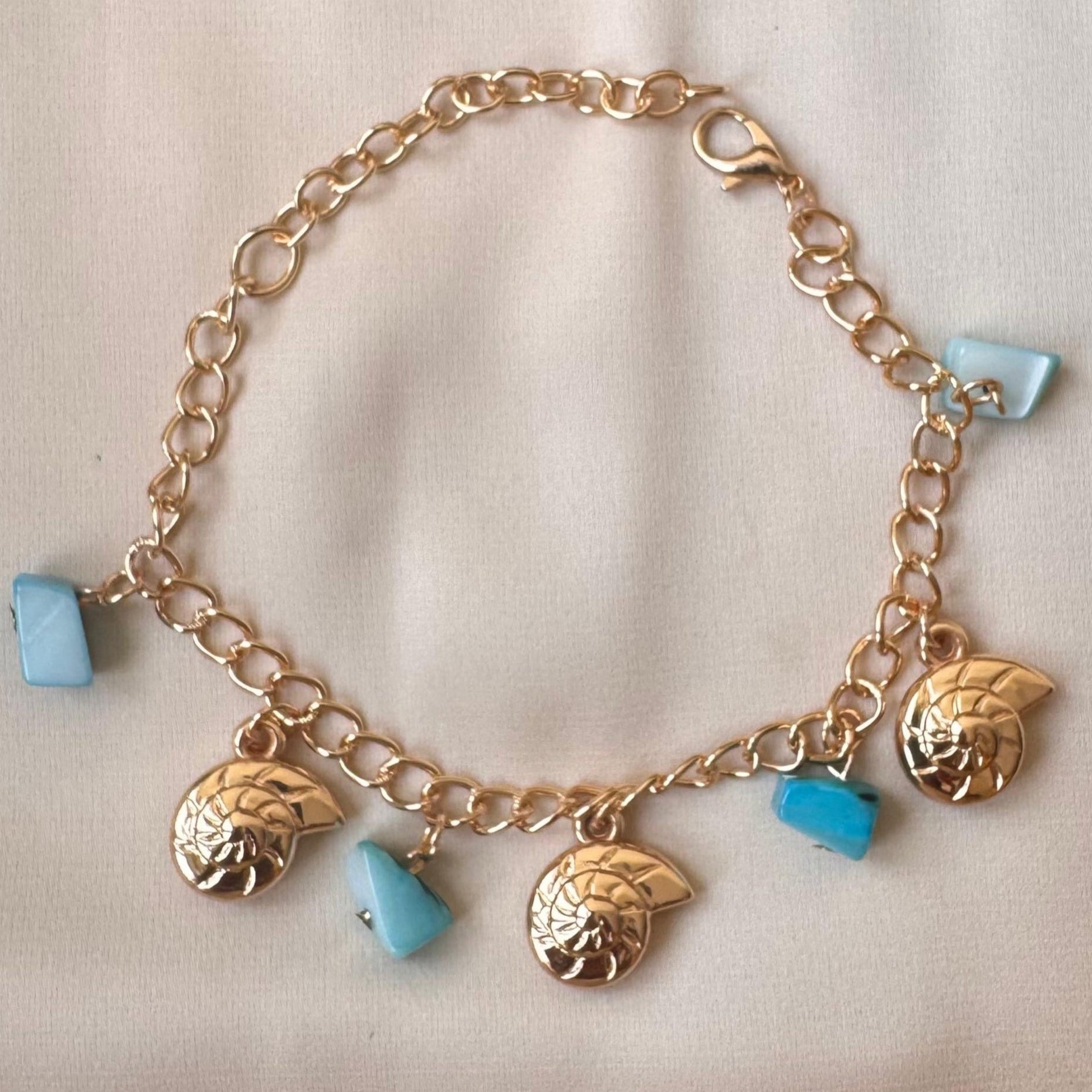 TFC Sea Muse Charm Gold Plated Bracelet