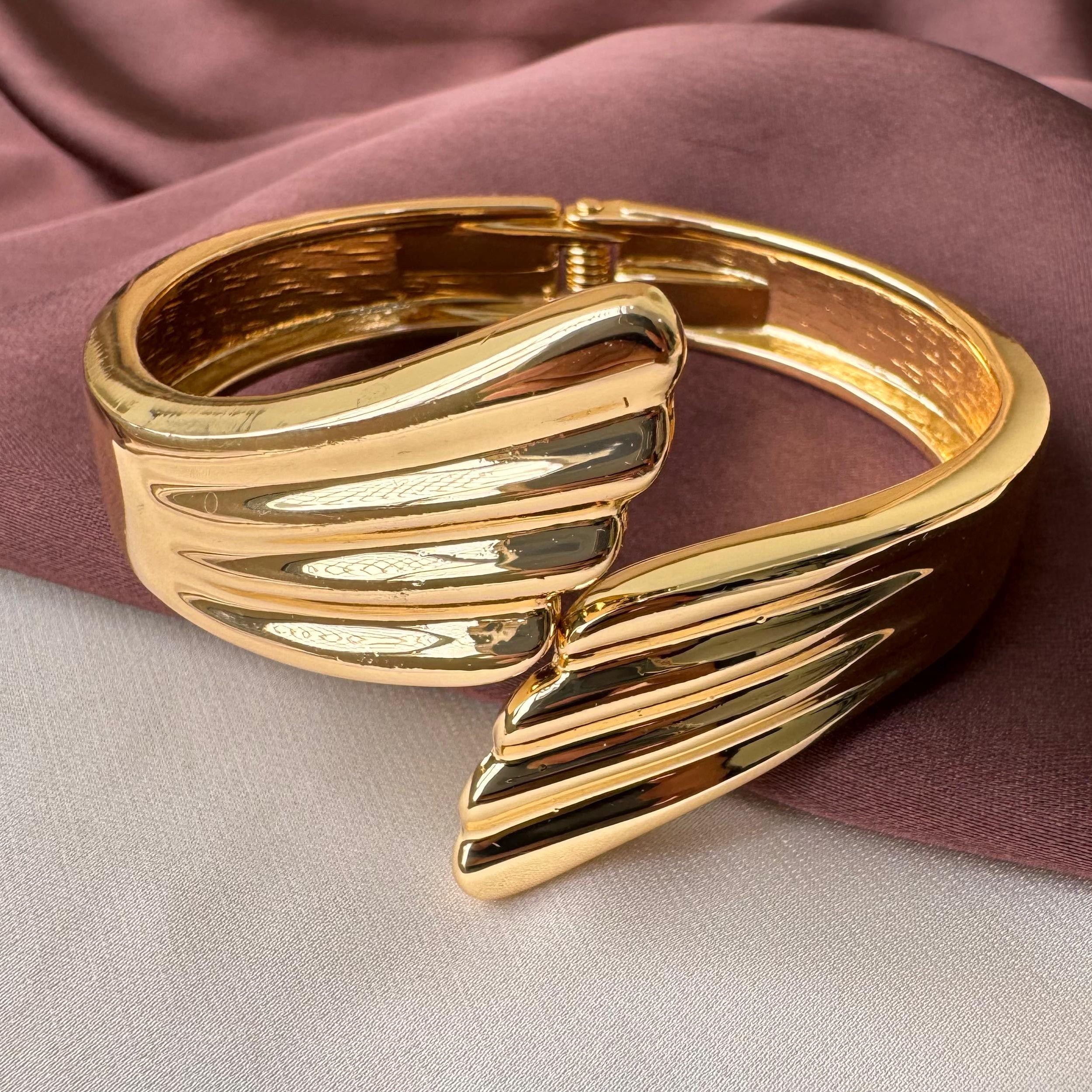 TFC Size 2.4 Heaven bound Gold Plated Bangle