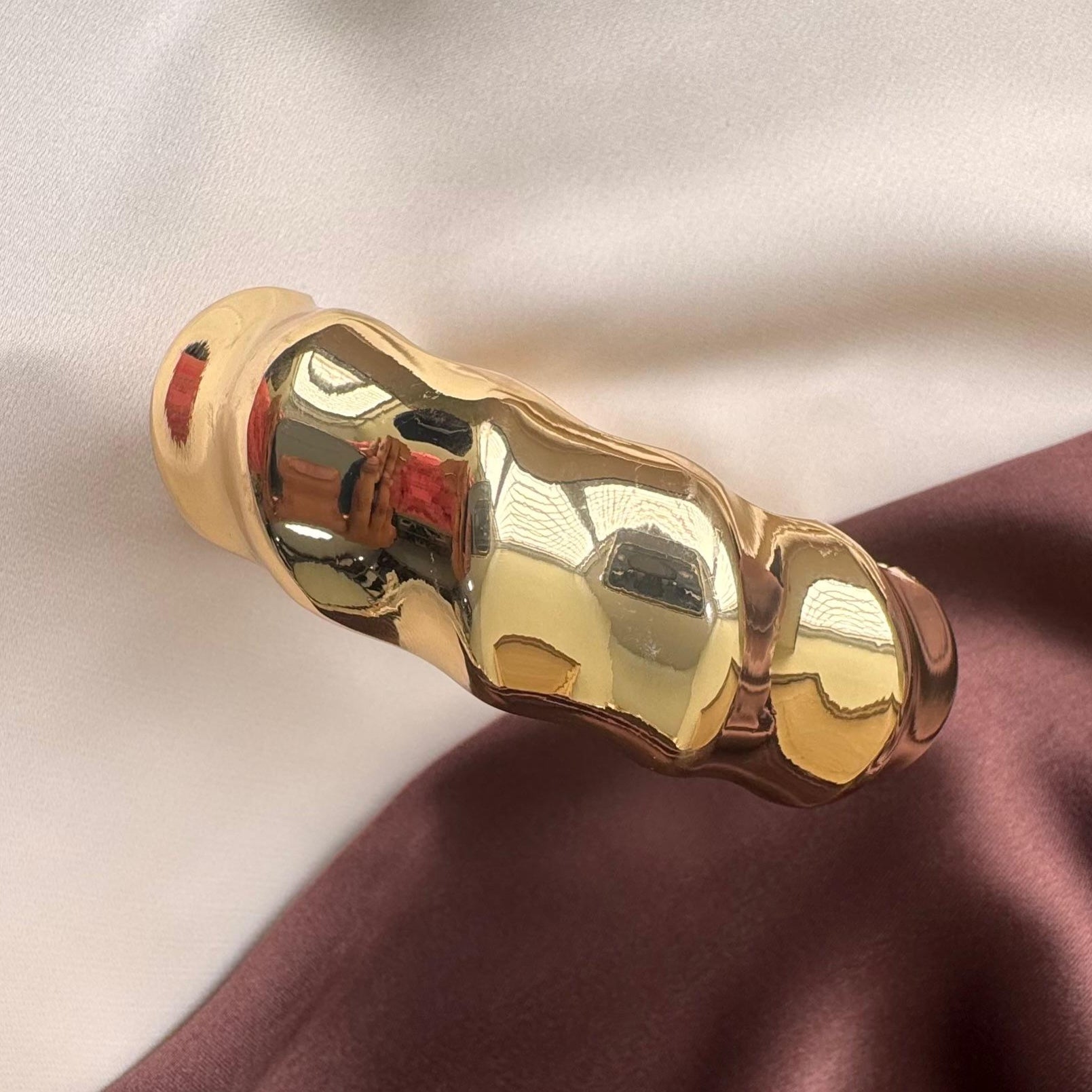 TFC Size 2.6 Little Twister Gold plated Bangle