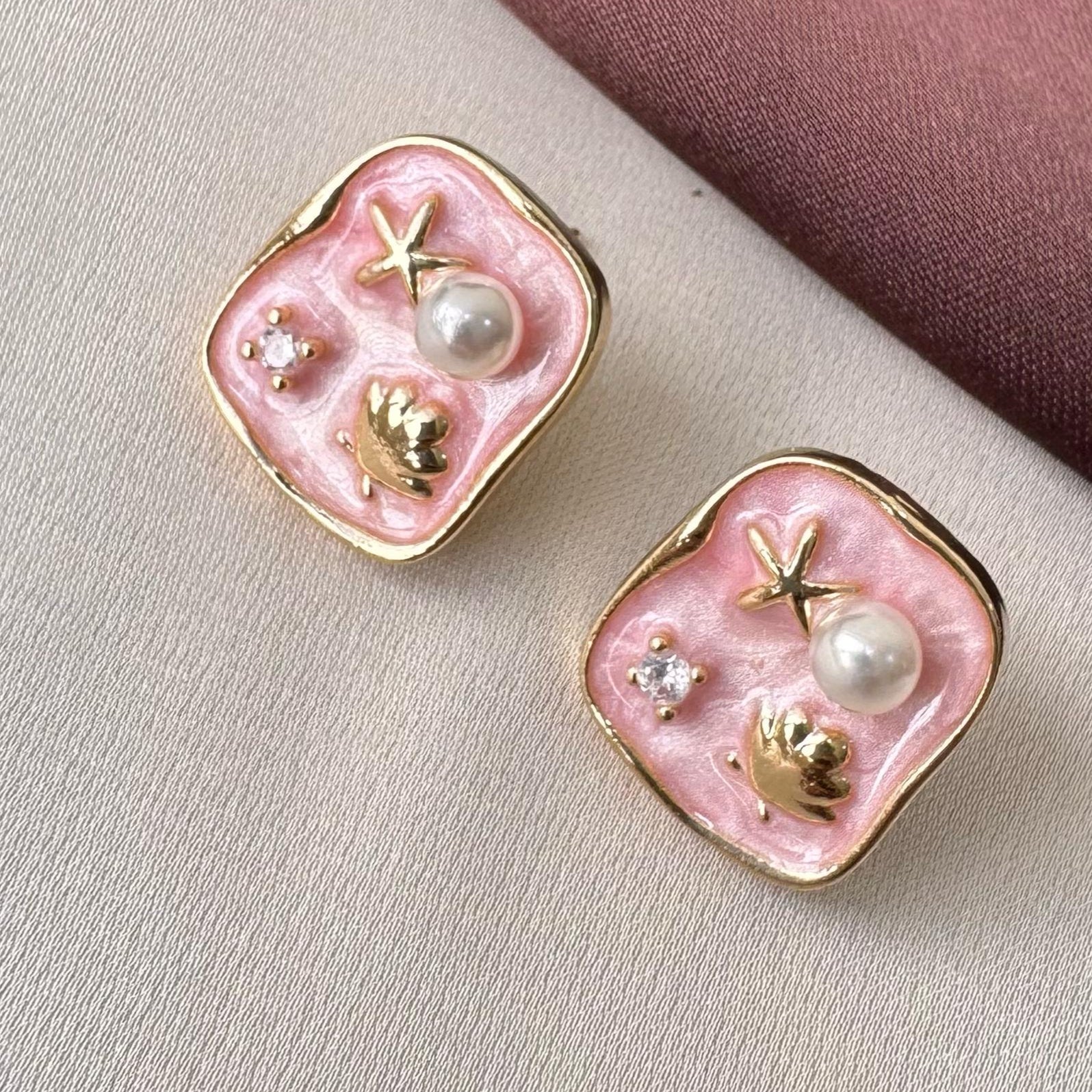 TFC Baby Cute Gold Plated Earrings