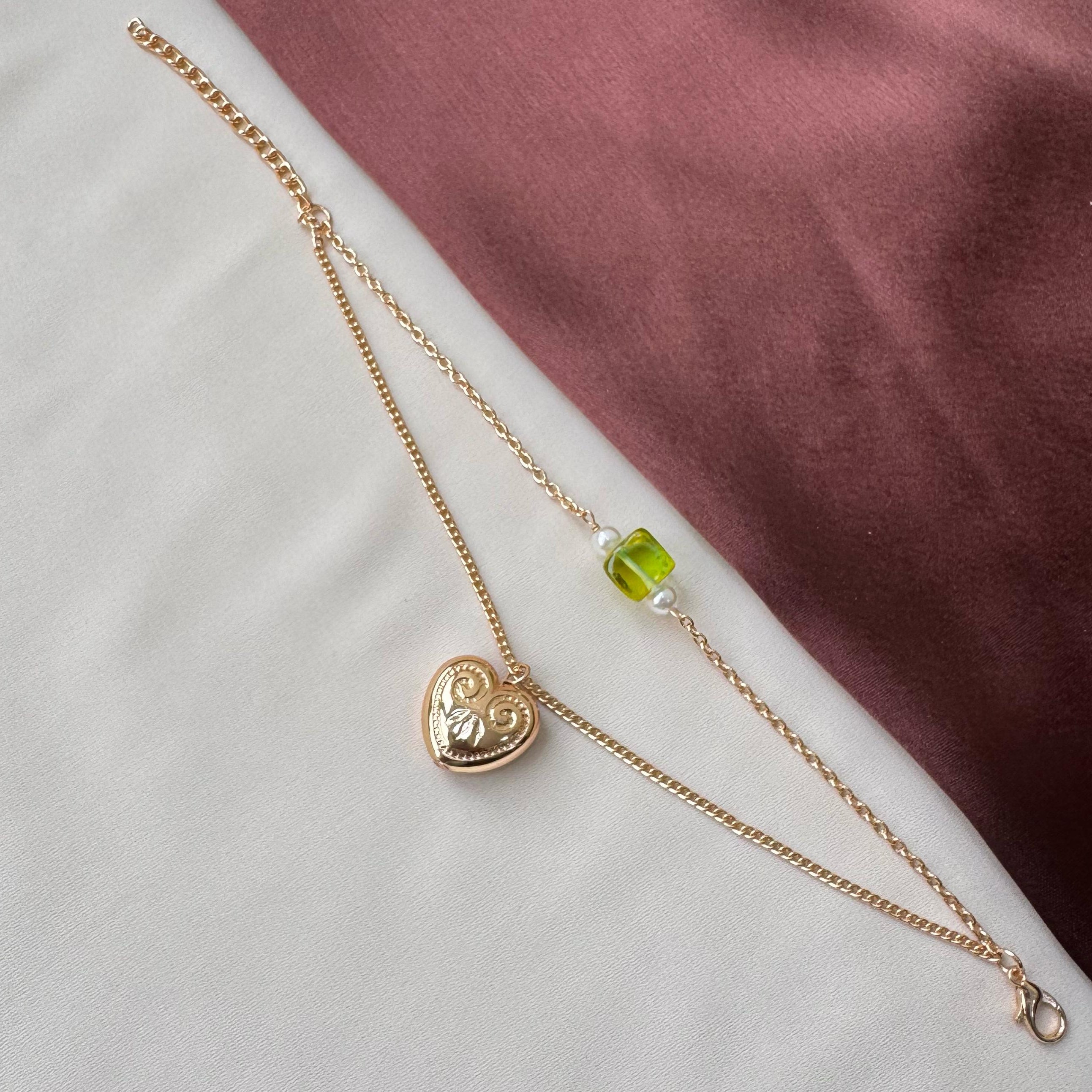 TFC Lemon Heart Gold Plated Bracelet