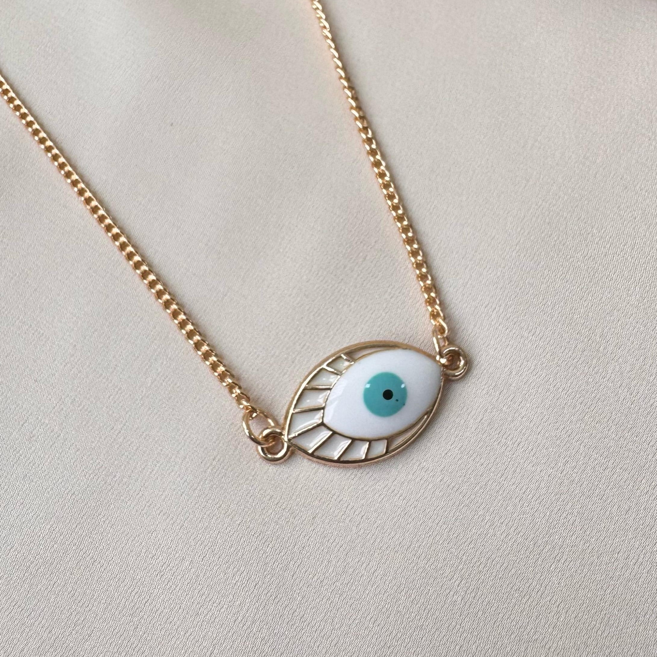 TFC Blink Evil Eye Gold Plated Necklace