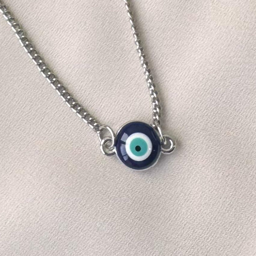 TFC Midnight Eye Silver Plated Necklace