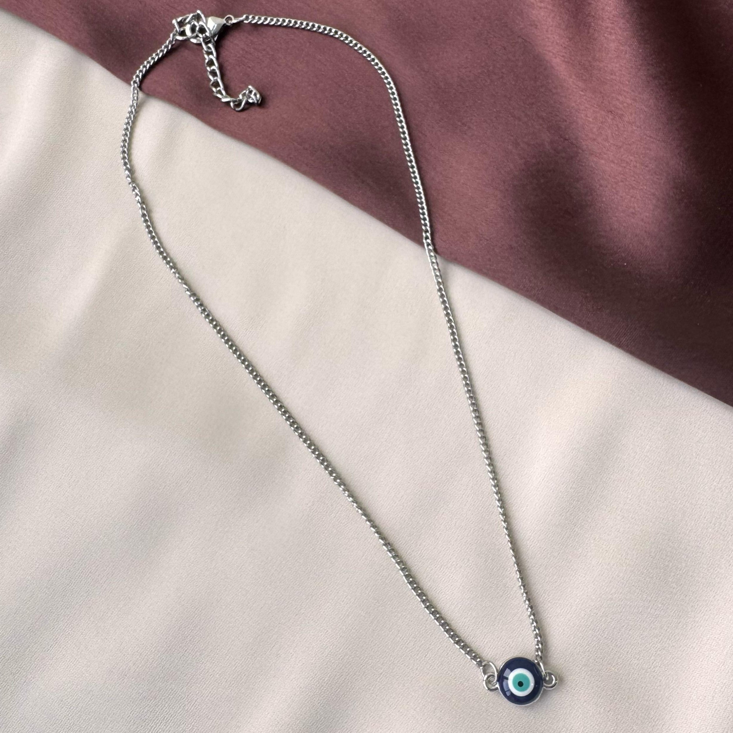 TFC Midnight Eye Silver Plated Necklace