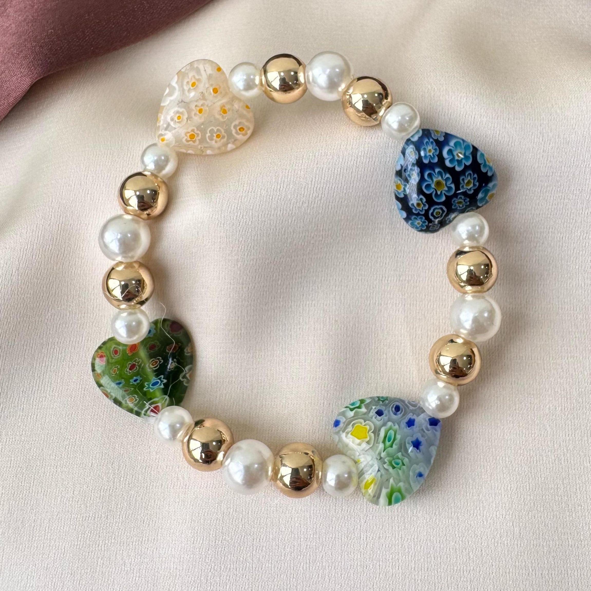 TFC Candy Hearts Gold Plated Bracelet