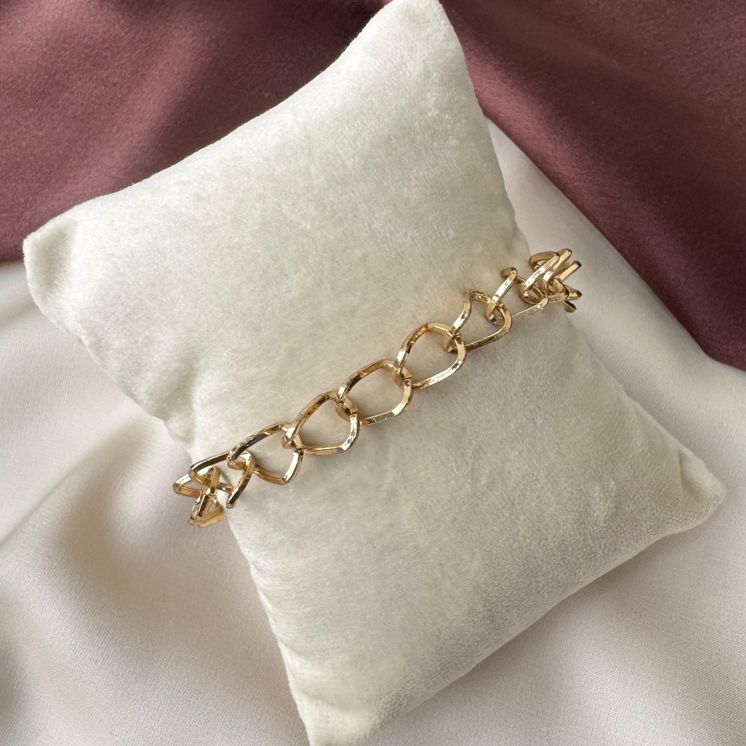 TFC Tasha Twist Gold Plated Adjustable Bracelet