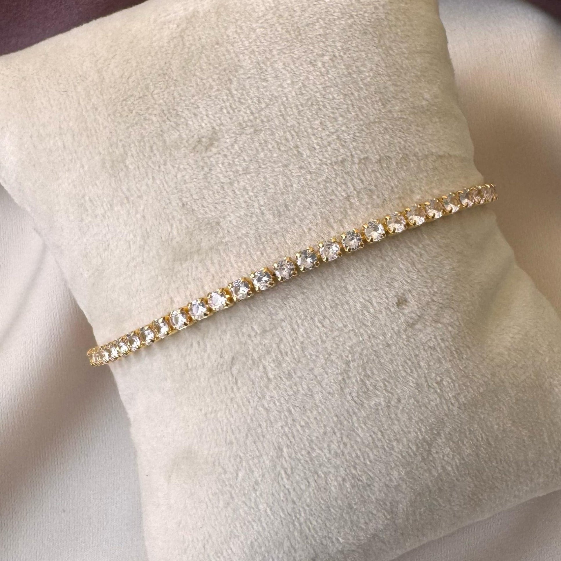 TFC Square Gleamline Gold Plated Bracelet