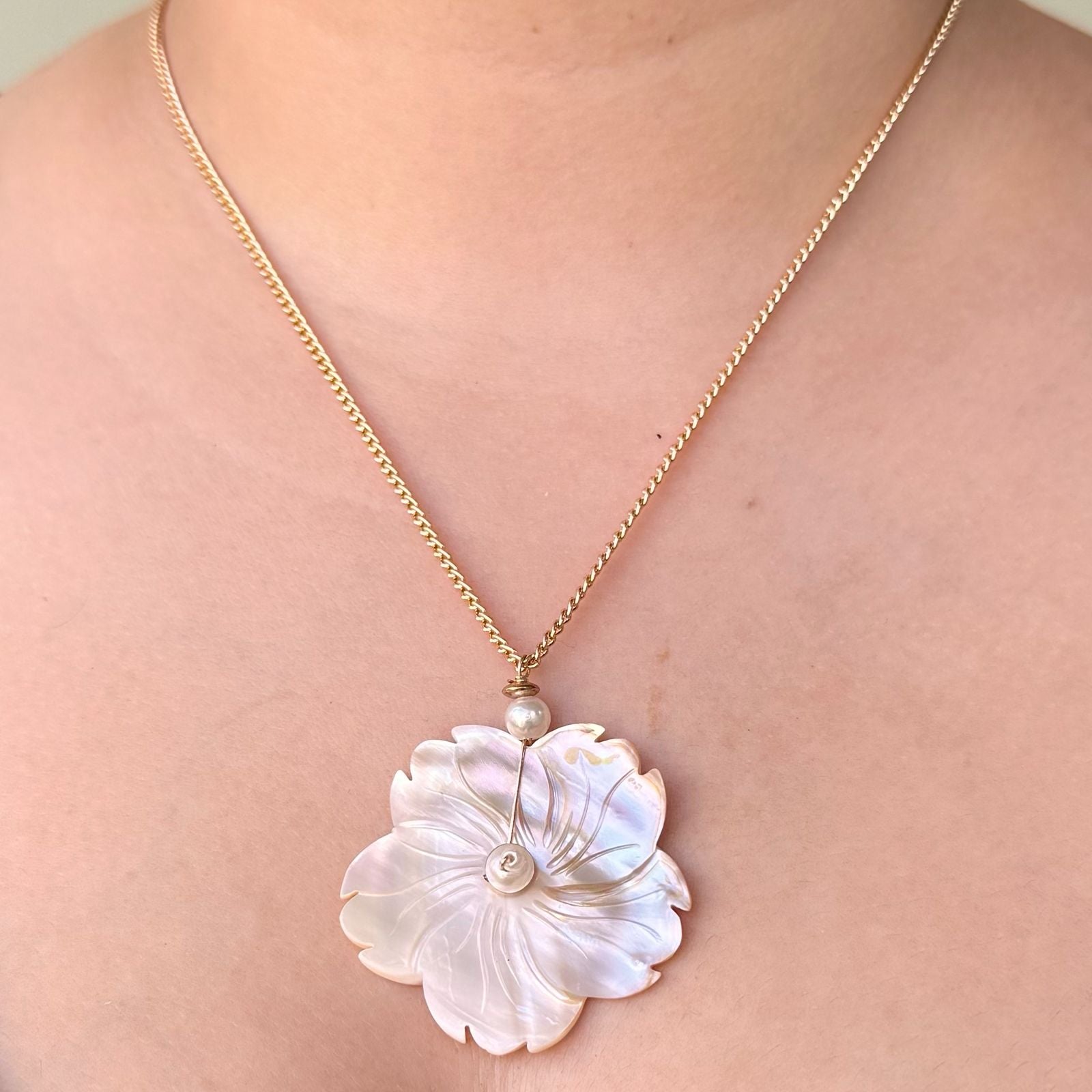 TFC Heartleaf Halo Gold Plated Necklace