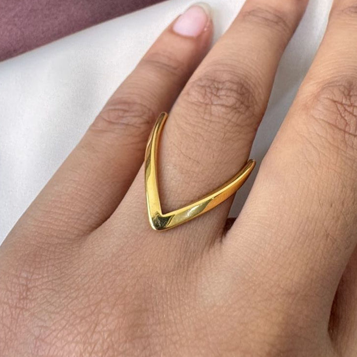 TFC Zetta V Gold Plated Ring