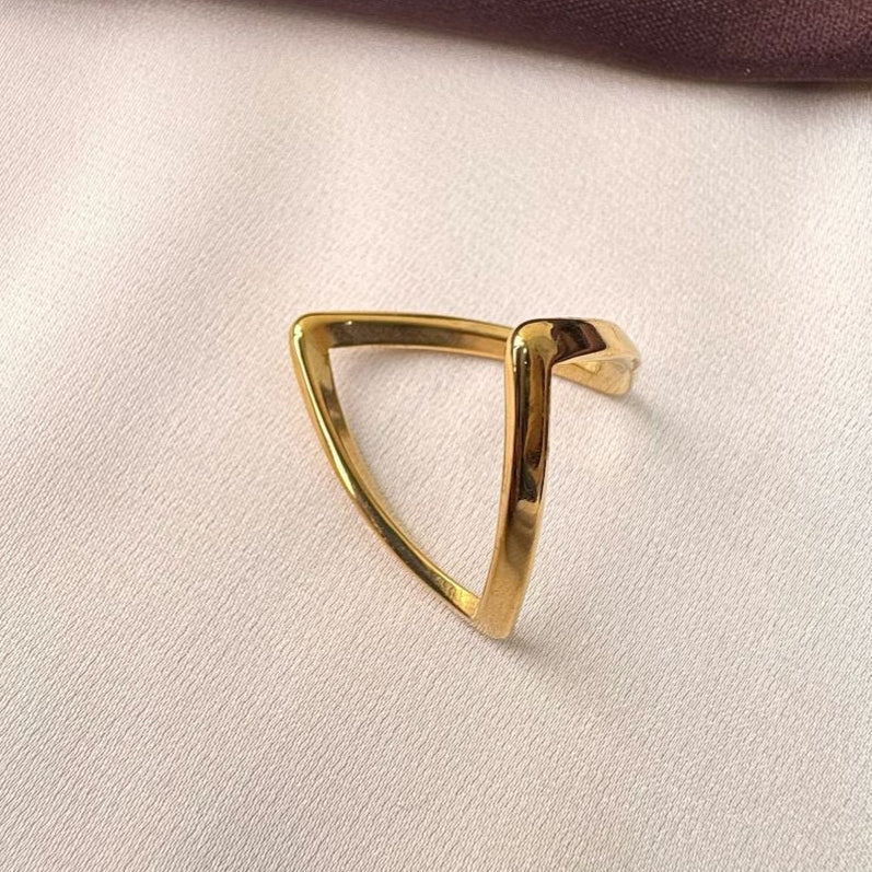 TFC Zetta V Gold Plated Ring