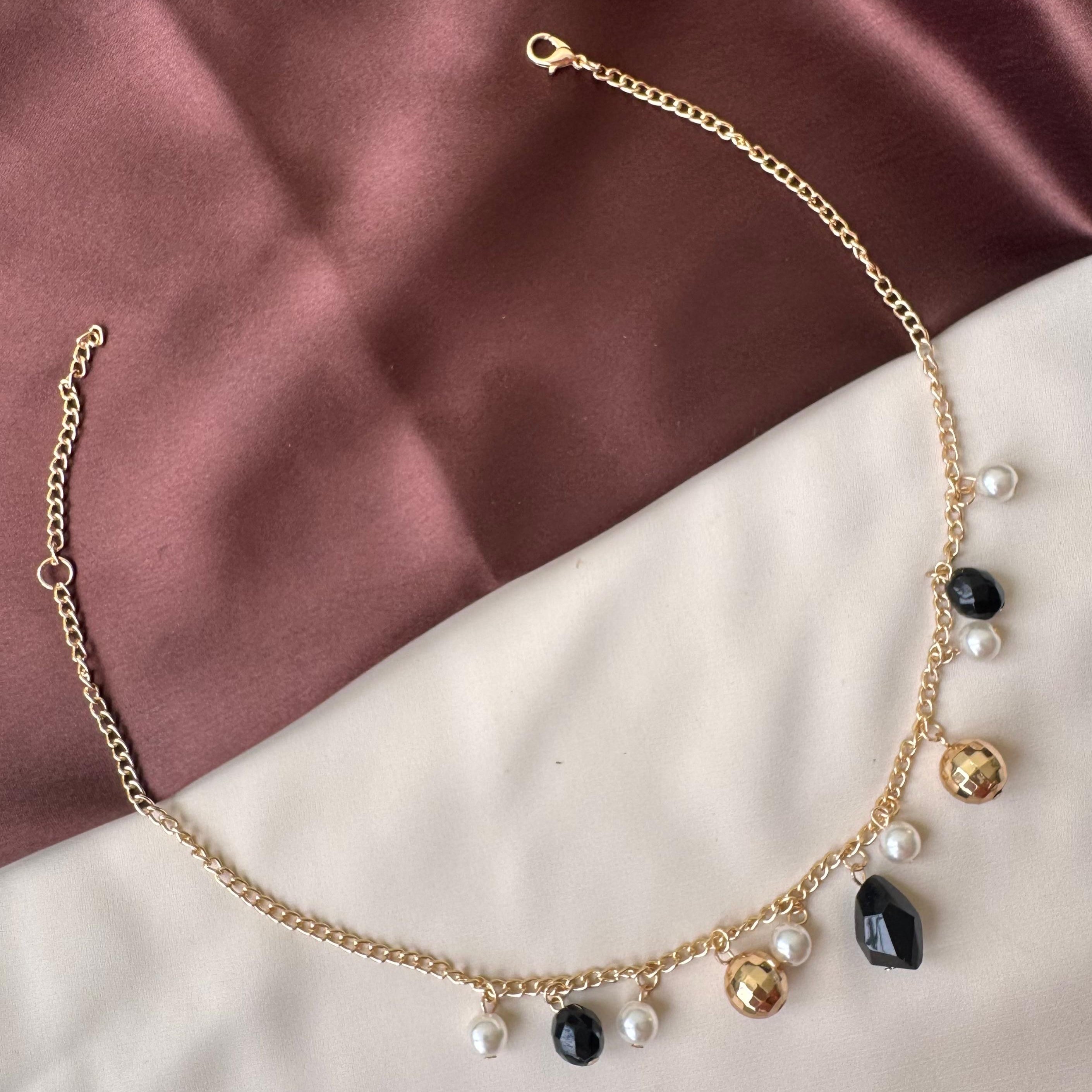 TFC Black Solara Gold Plated Neckalce