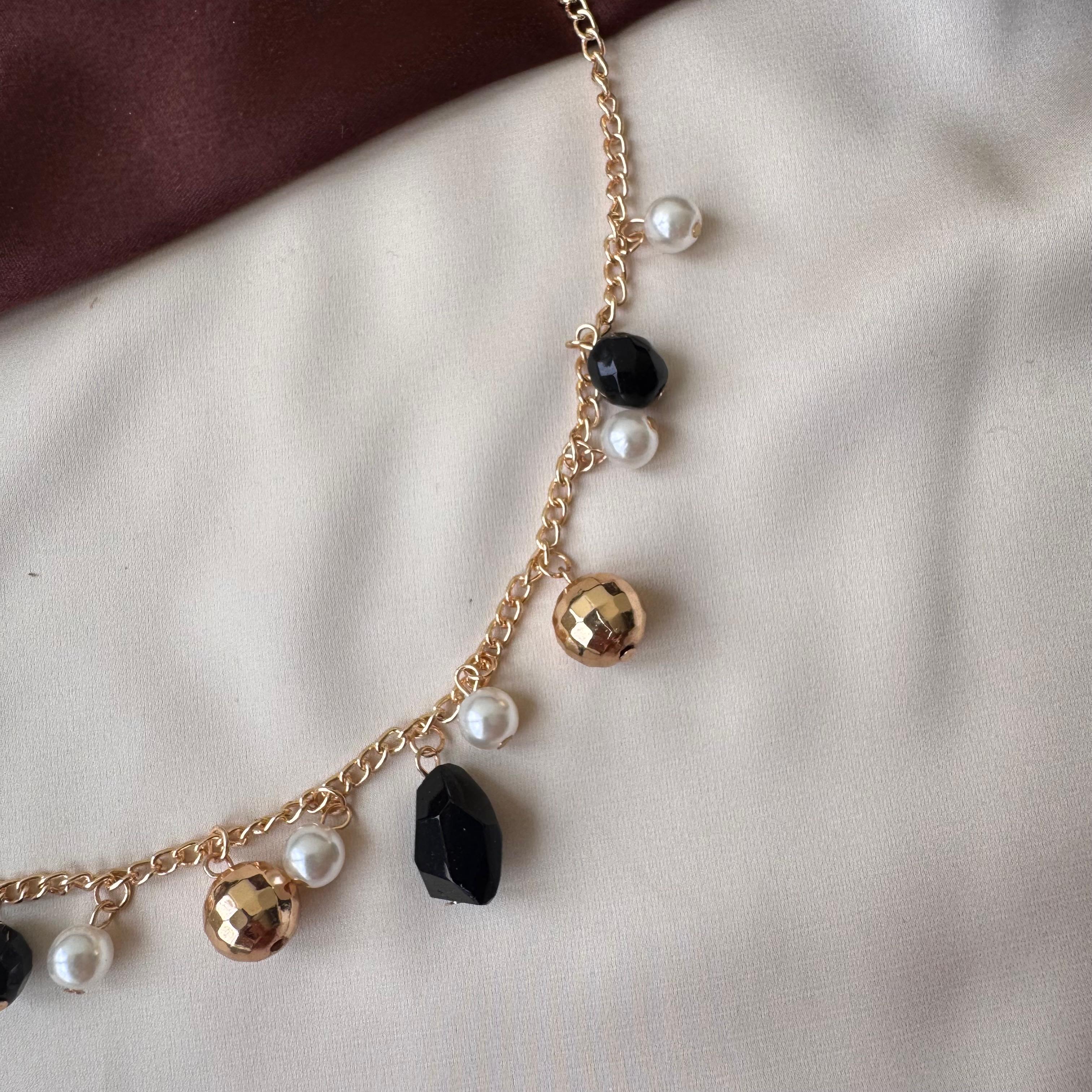 TFC Black Solara Gold Plated Neckalce