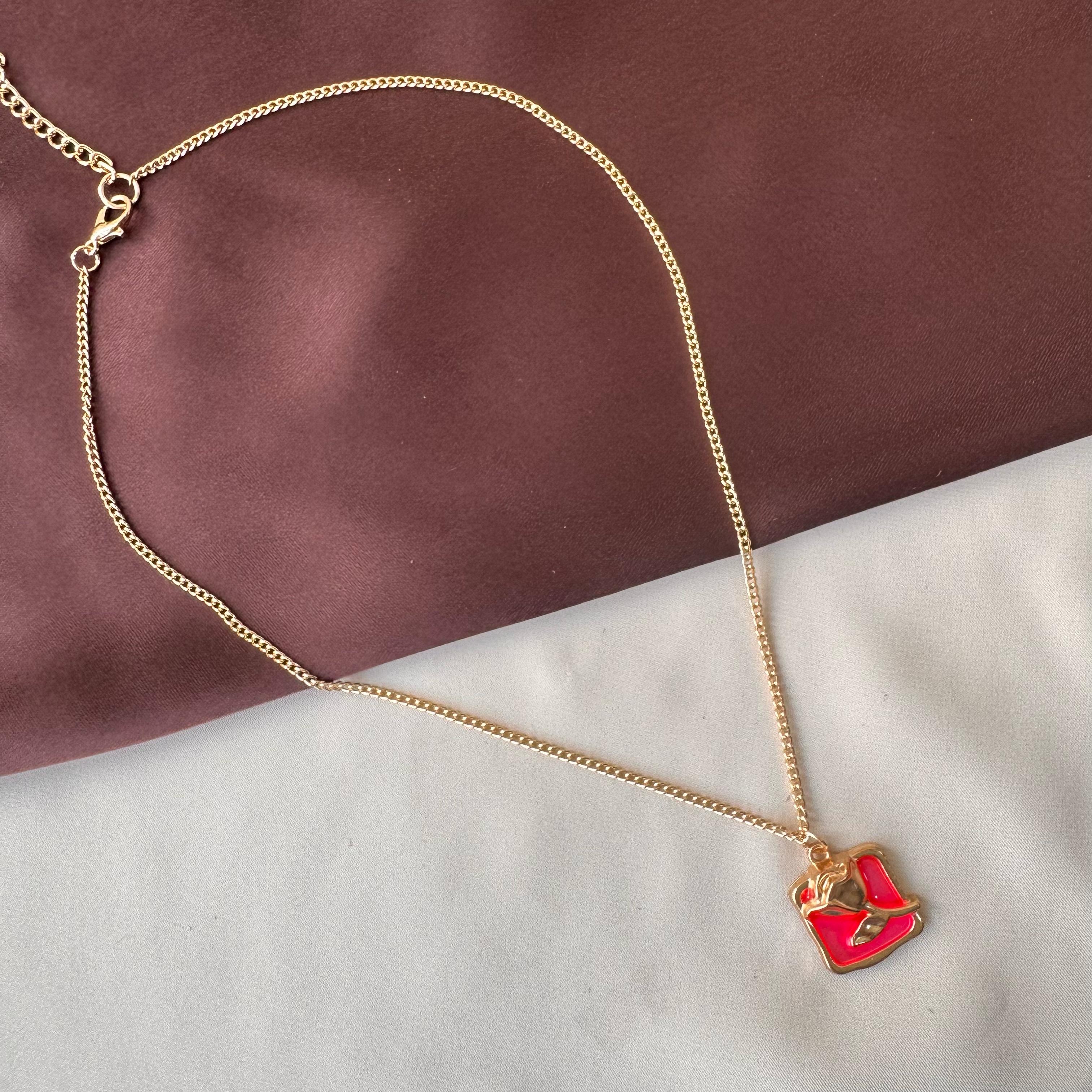 TFC Neon Rosey Gold Plated Necklace