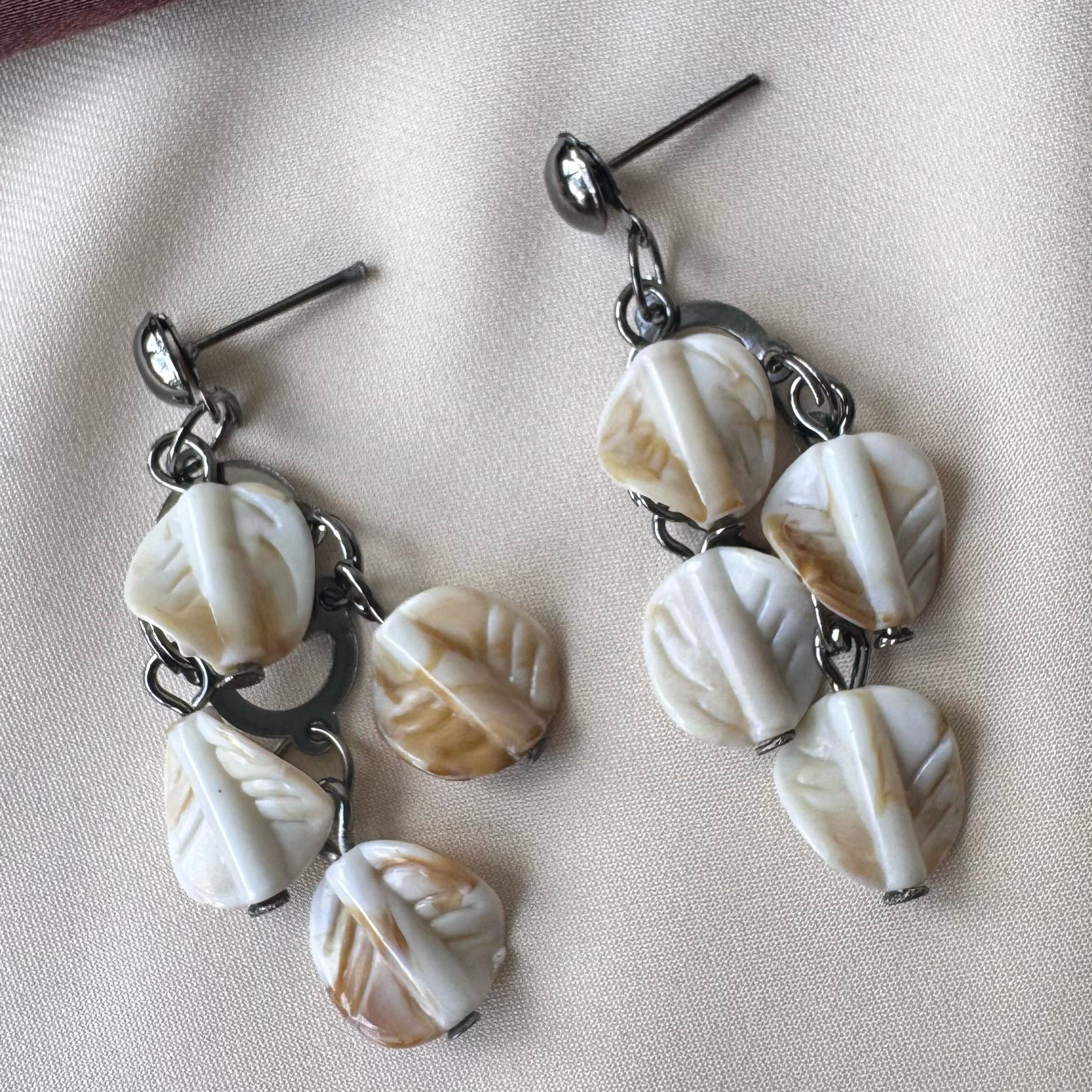 TFC Shell Oxidised Earrings