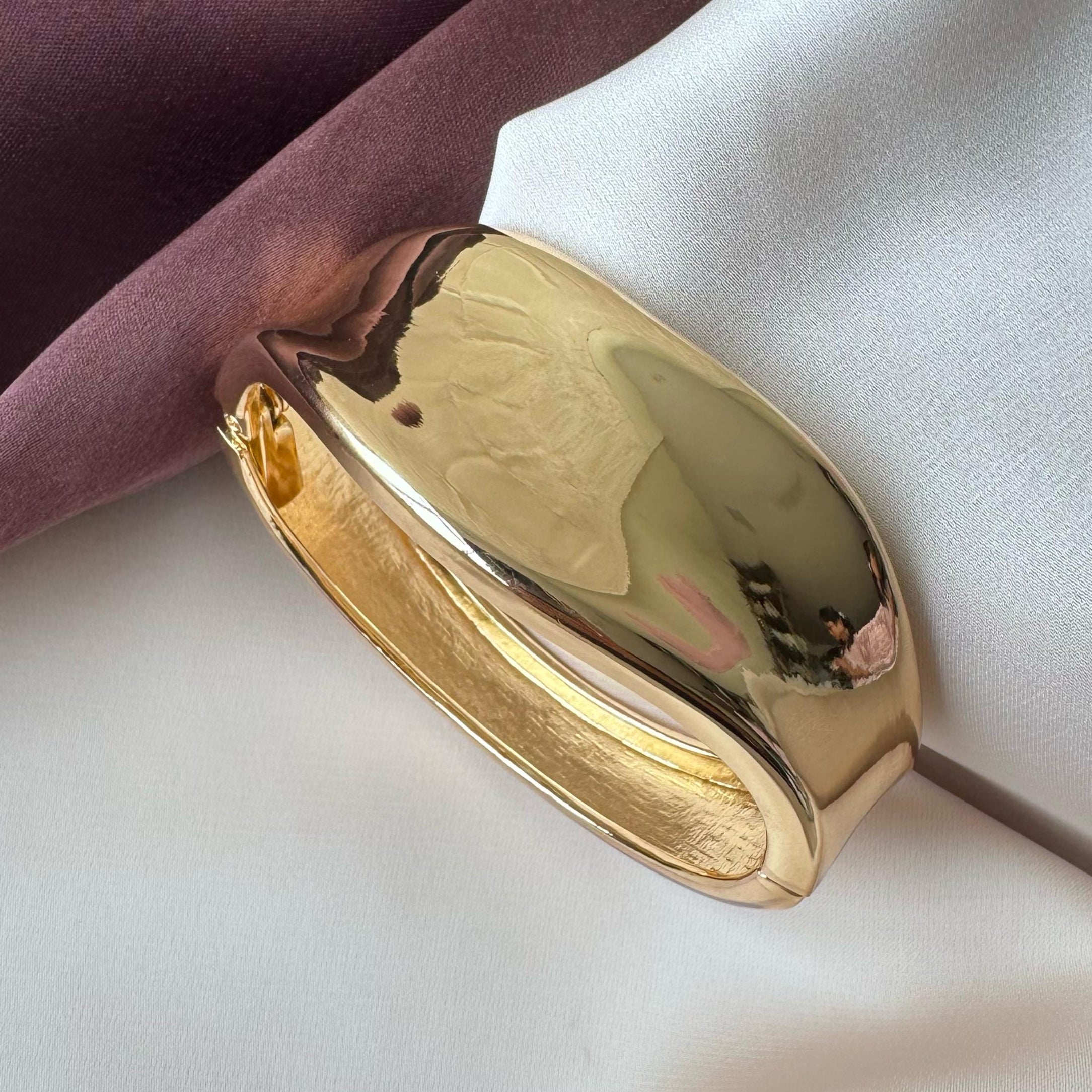 TFC Size 2.6 Sway Gold Plated Bracelet Bangle