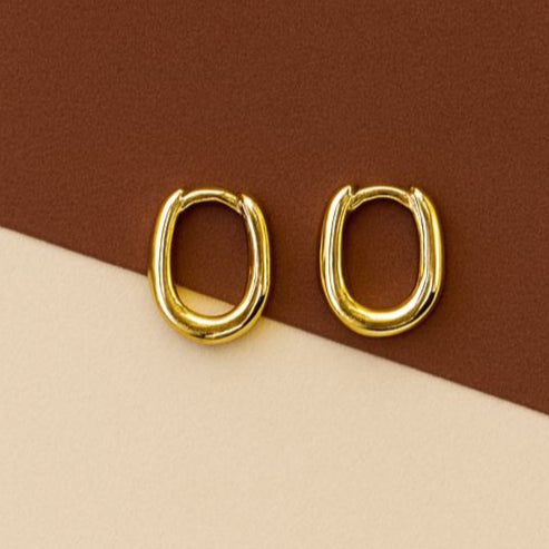 TFC Mini Loop Gold Plated Hoop Earrings