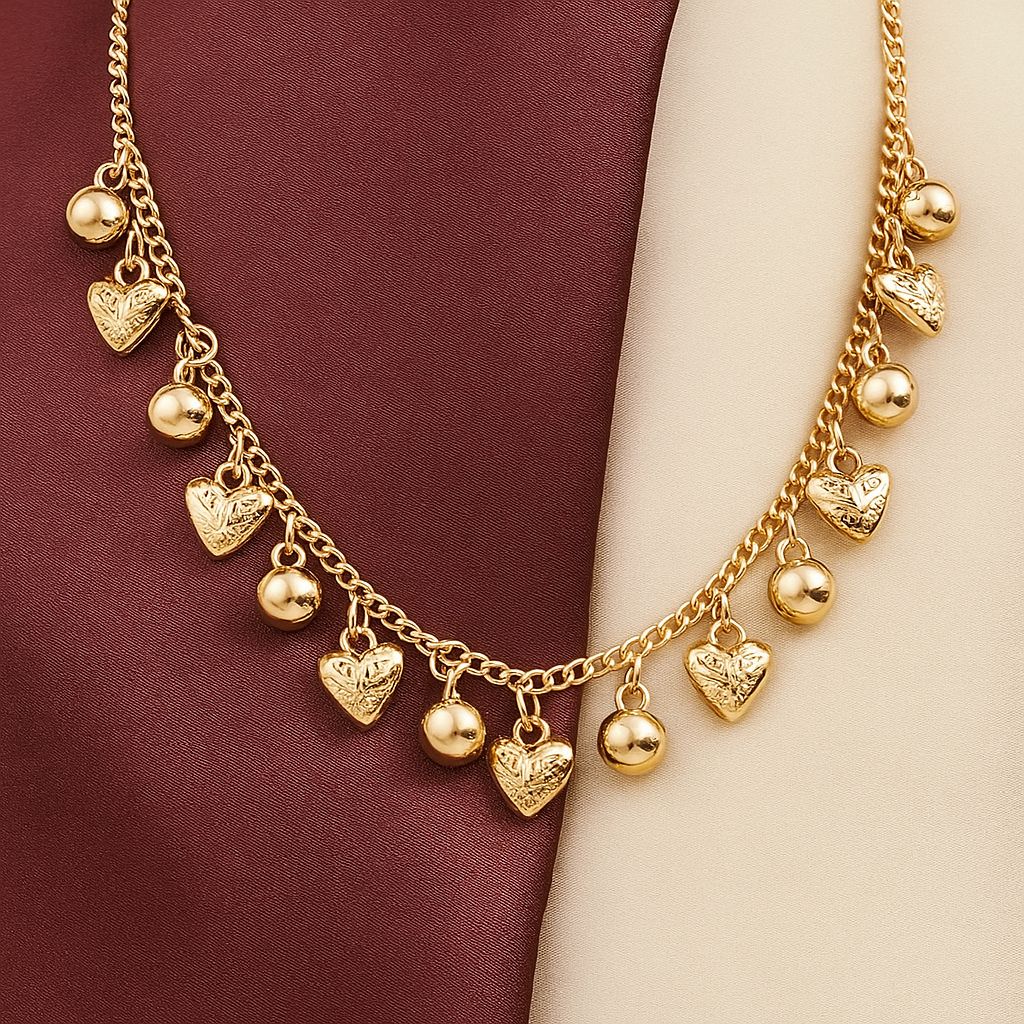 TFC Forever Heart Gold Plated Necklace