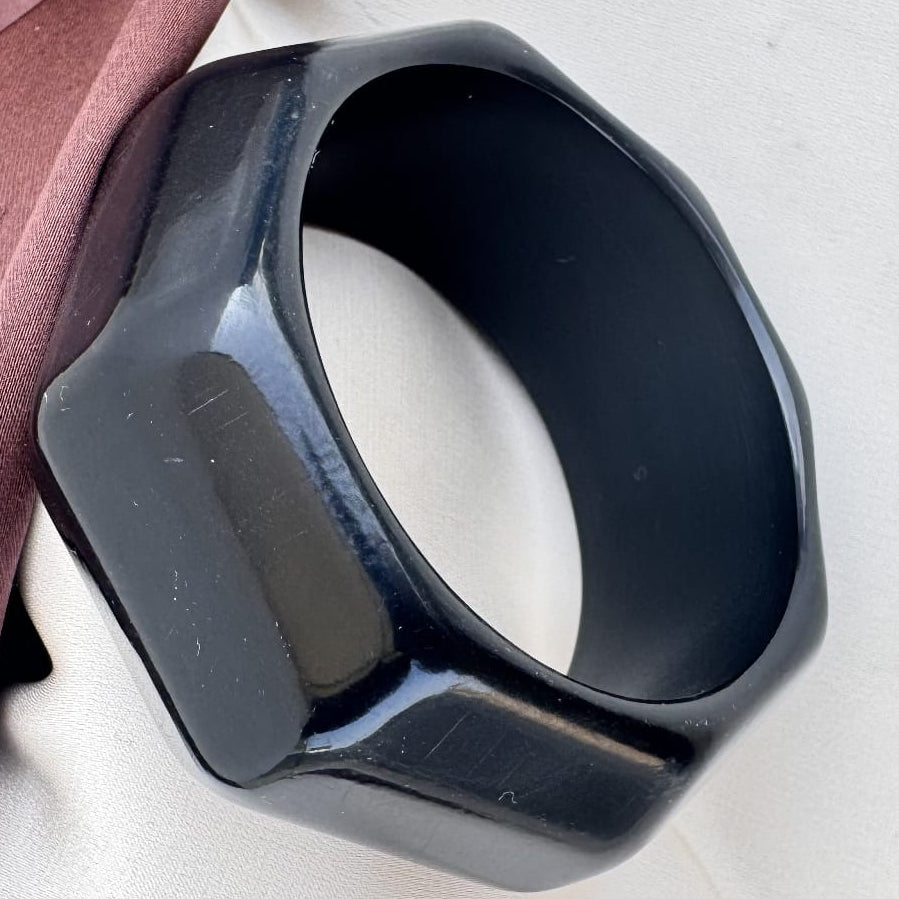 TFC Size 2.6 Black Resin Bangle