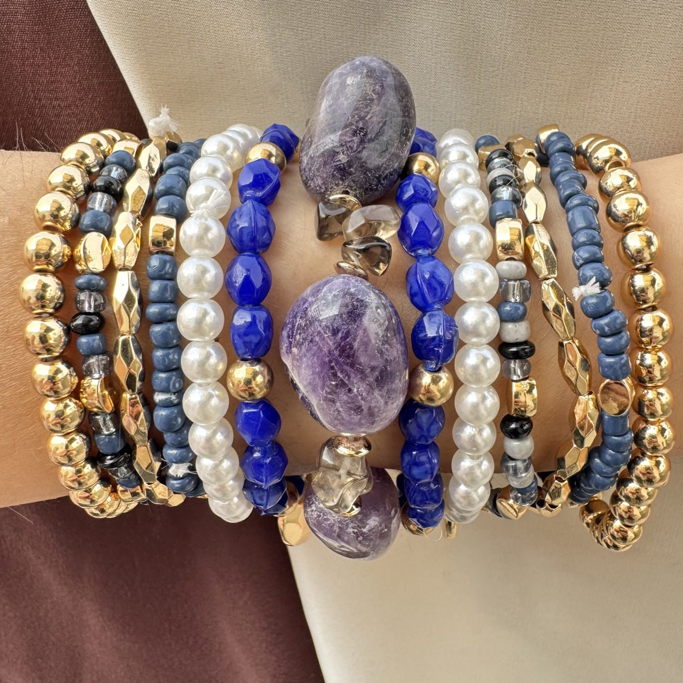 TFC Delight Bunch Gold Plated Bracelet (set of 13)