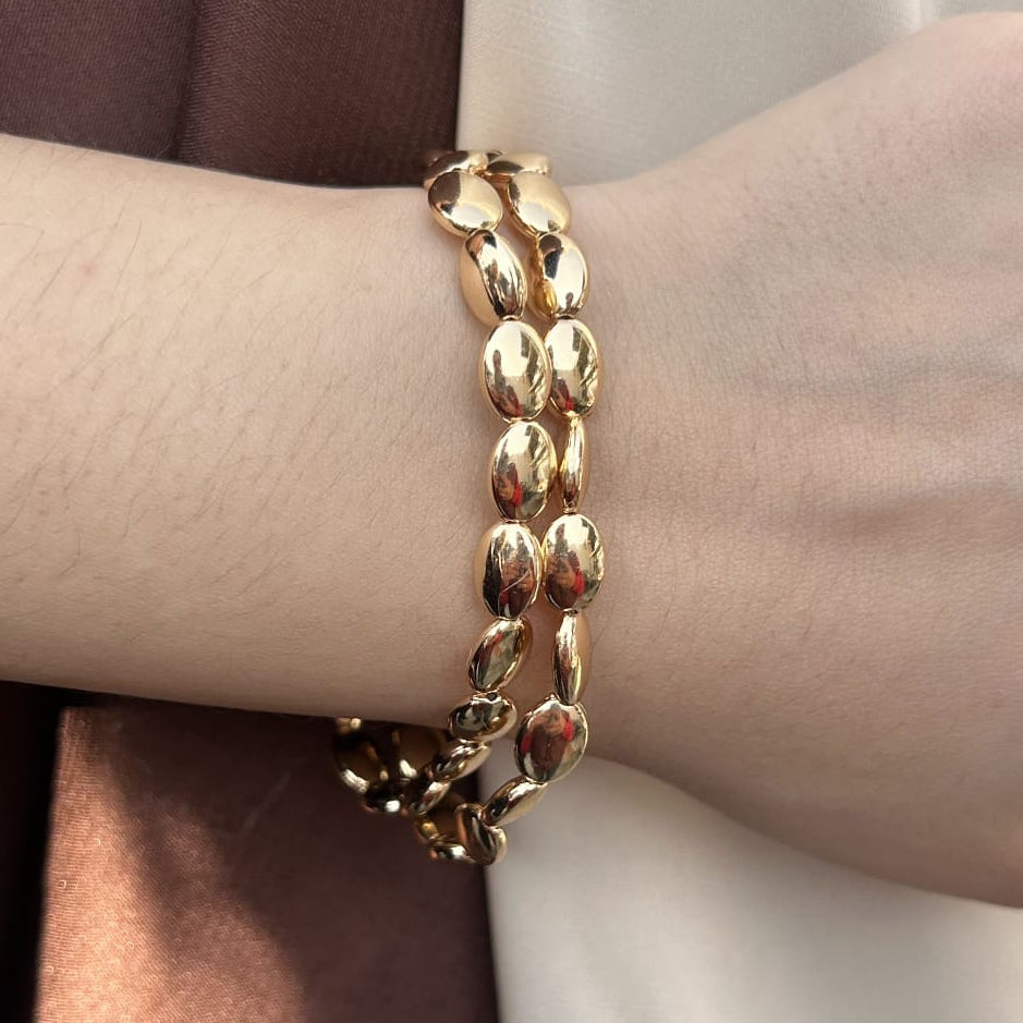 TFC Shine Bliss Gold Plated Bracelet (set of 2)